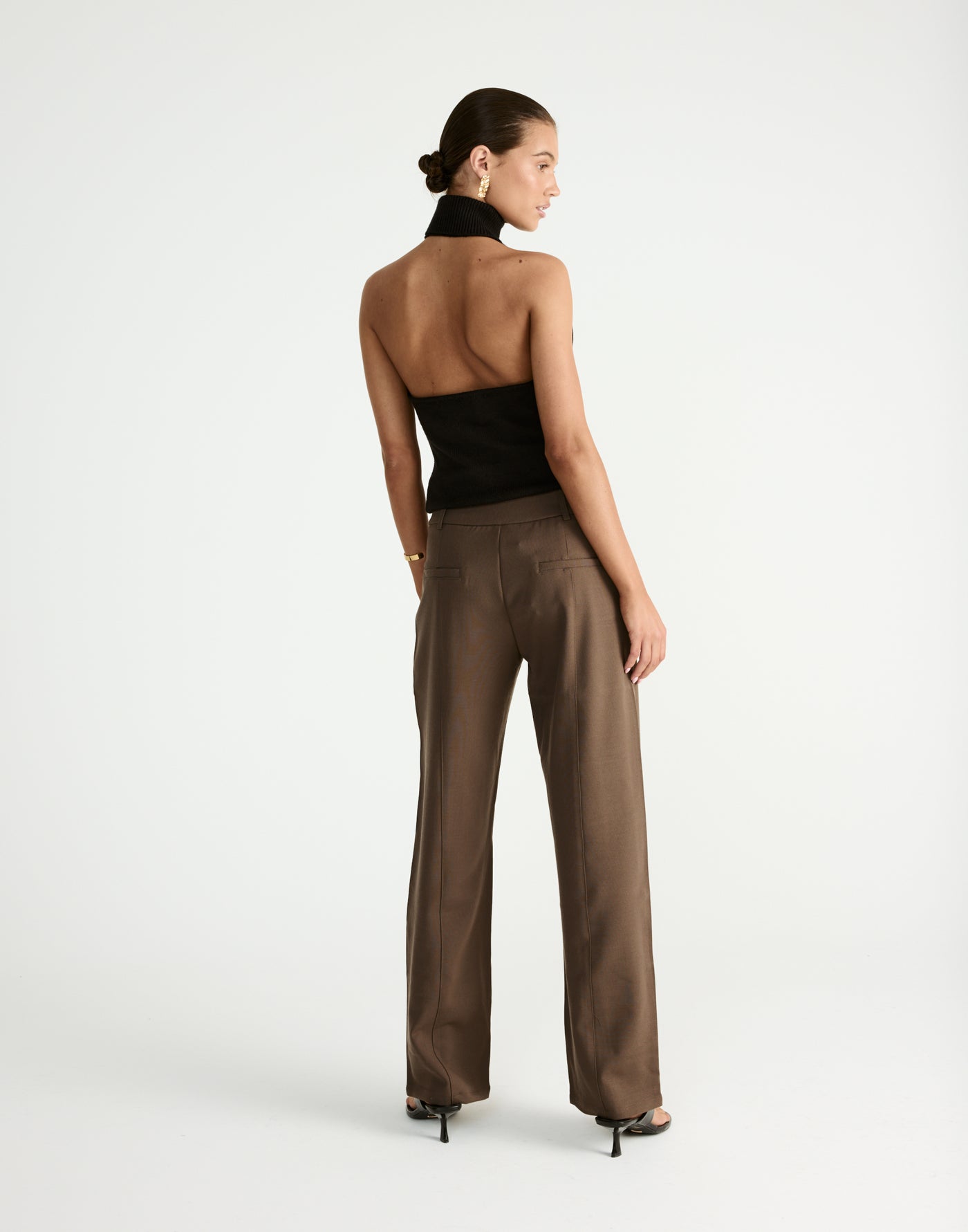 Idris Pants (Chocolate) | By CHARCOAL - - Women's Pants - Charcoal Clothing