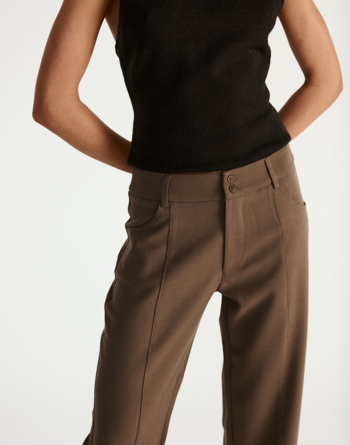 Idris Pants (Chocolate) | By CHARCOAL - - Women's Pants - Charcoal Clothing