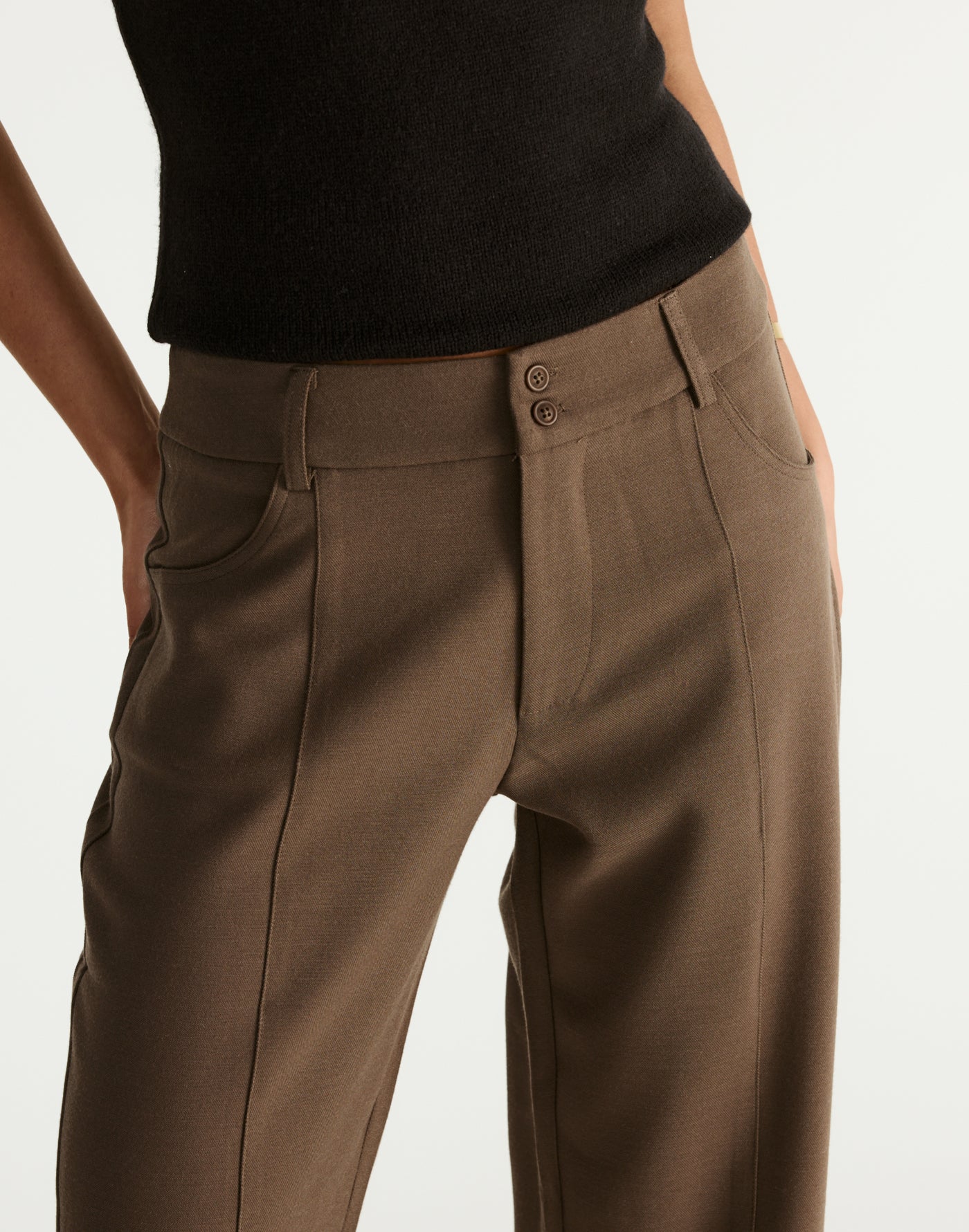 Idris Pants (Chocolate) | By CHARCOAL - - Women's Pants - Charcoal Clothing