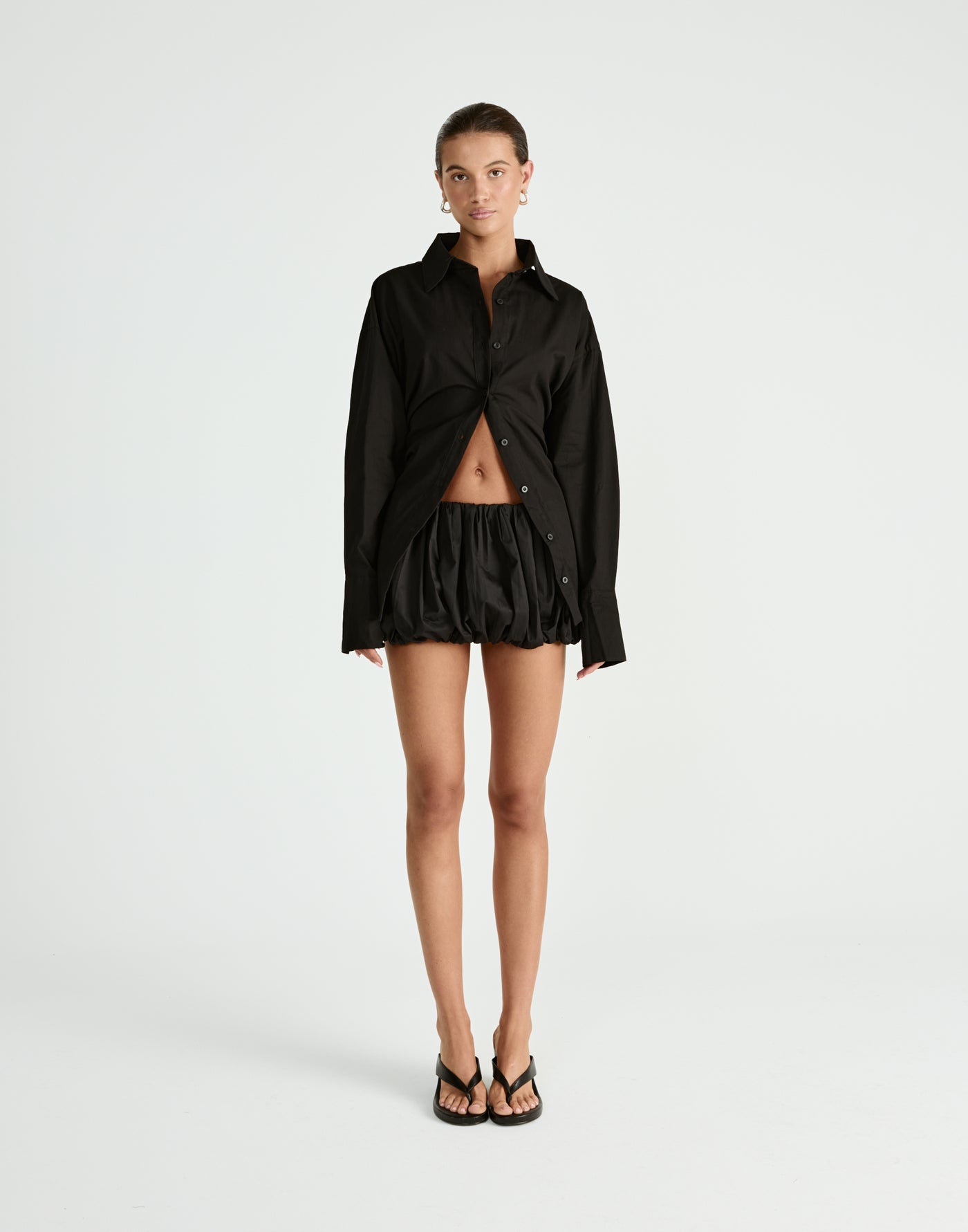 Carousel Micro Skirt (Black) | CHARCOAL Exclusive - - Women's Skirt - Charcoal Clothing