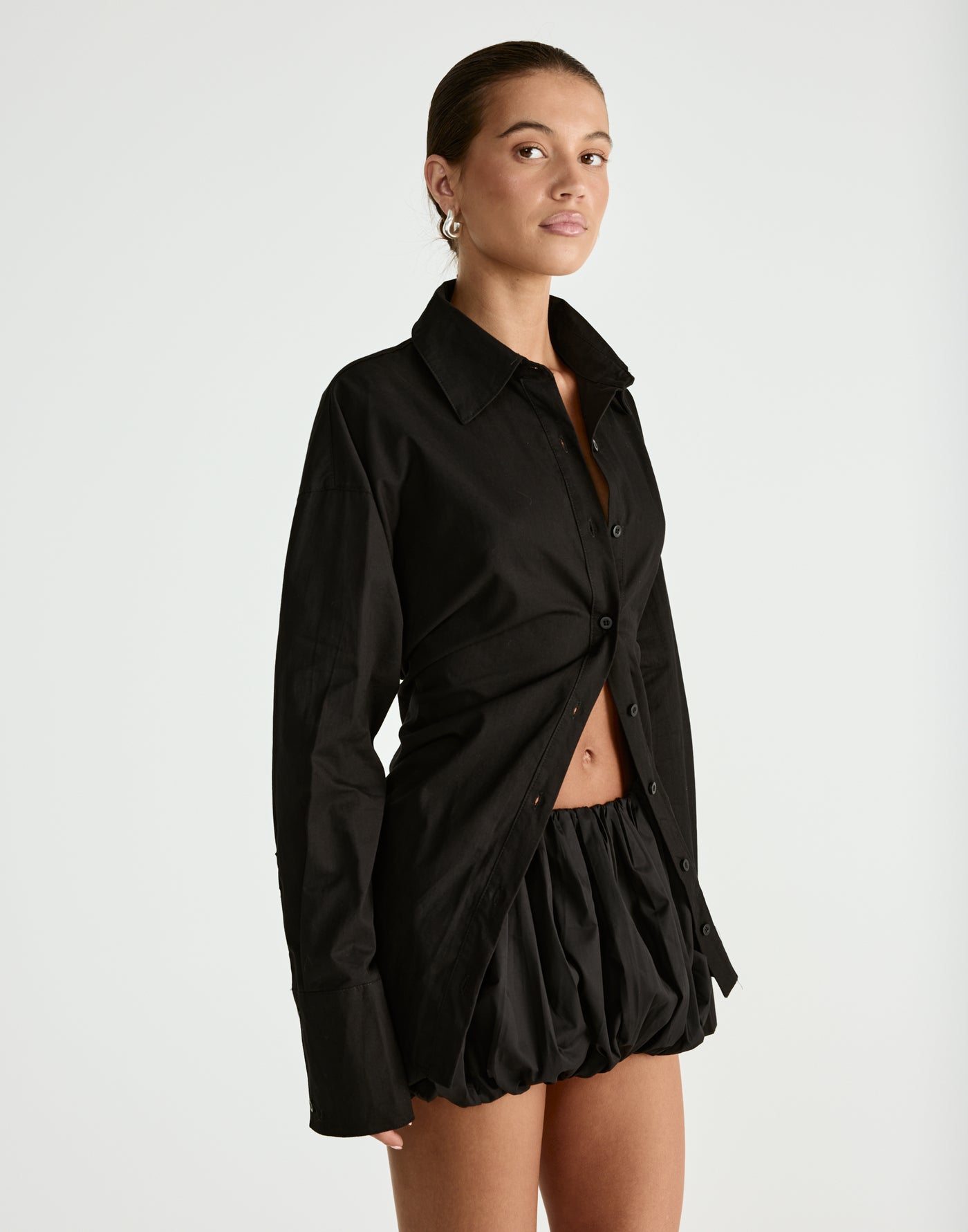 Carousel Micro Skirt (Black) | CHARCOAL Exclusive - - Women's Skirt - Charcoal Clothing
