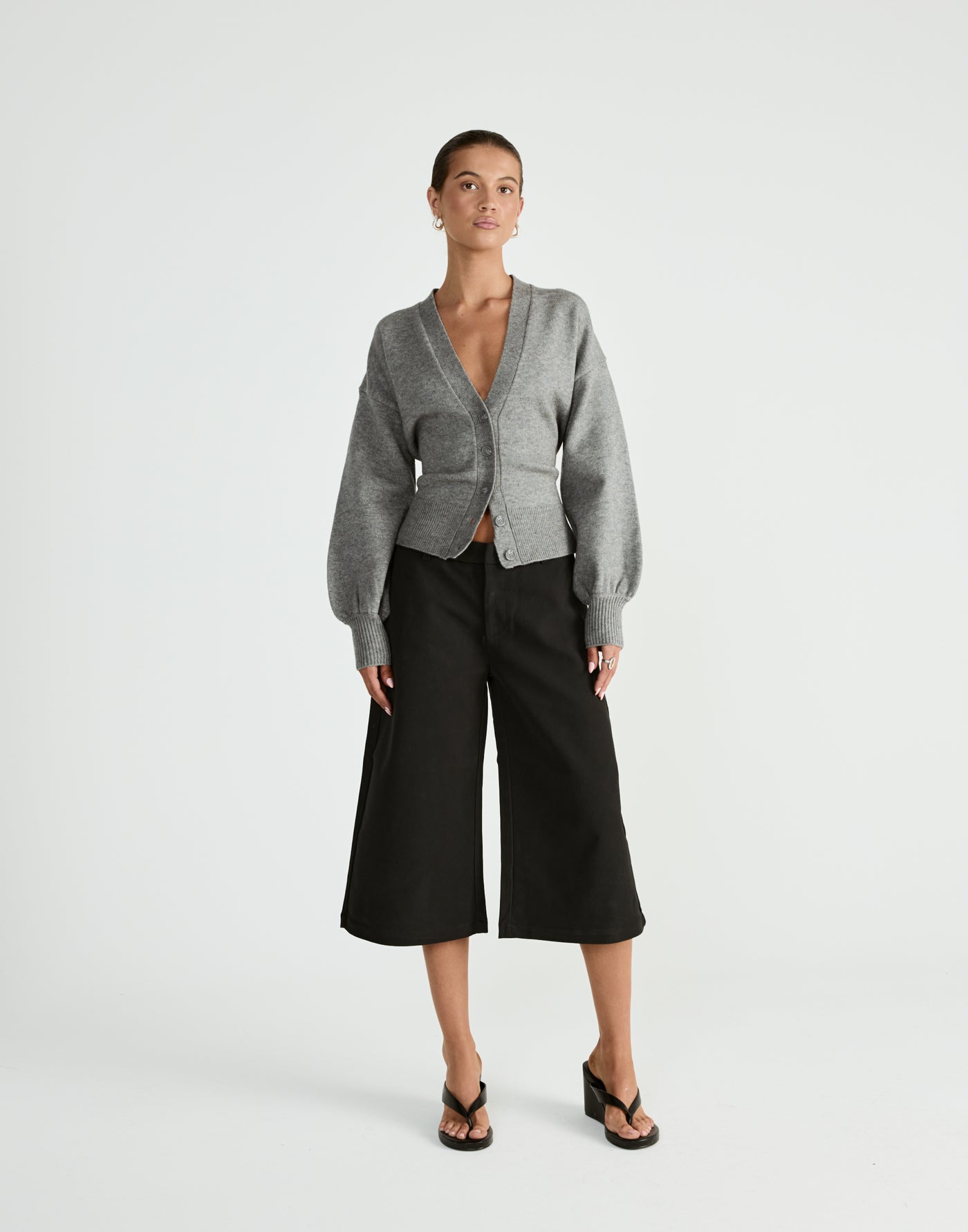 Symphony Midi Pants (Black) | CHARCOAL Exclusive - - Women's Pants - Charcoal Clothing