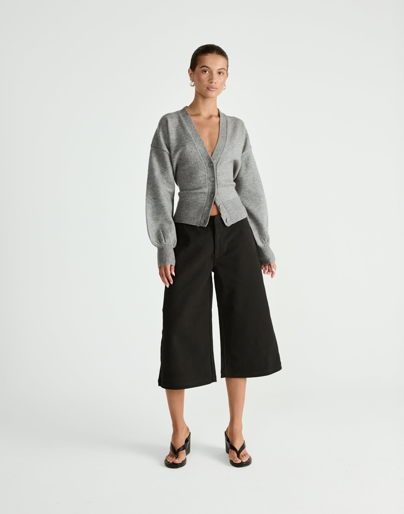 Symphony Midi Pants (Black) | CHARCOAL Exclusive - - Women's Pants - Charcoal Clothing