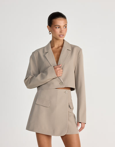  - Women's Skirt - Charcoal Clothing