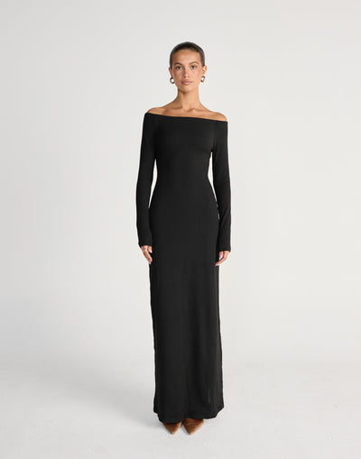  - Women's Dress - Charcoal Clothing