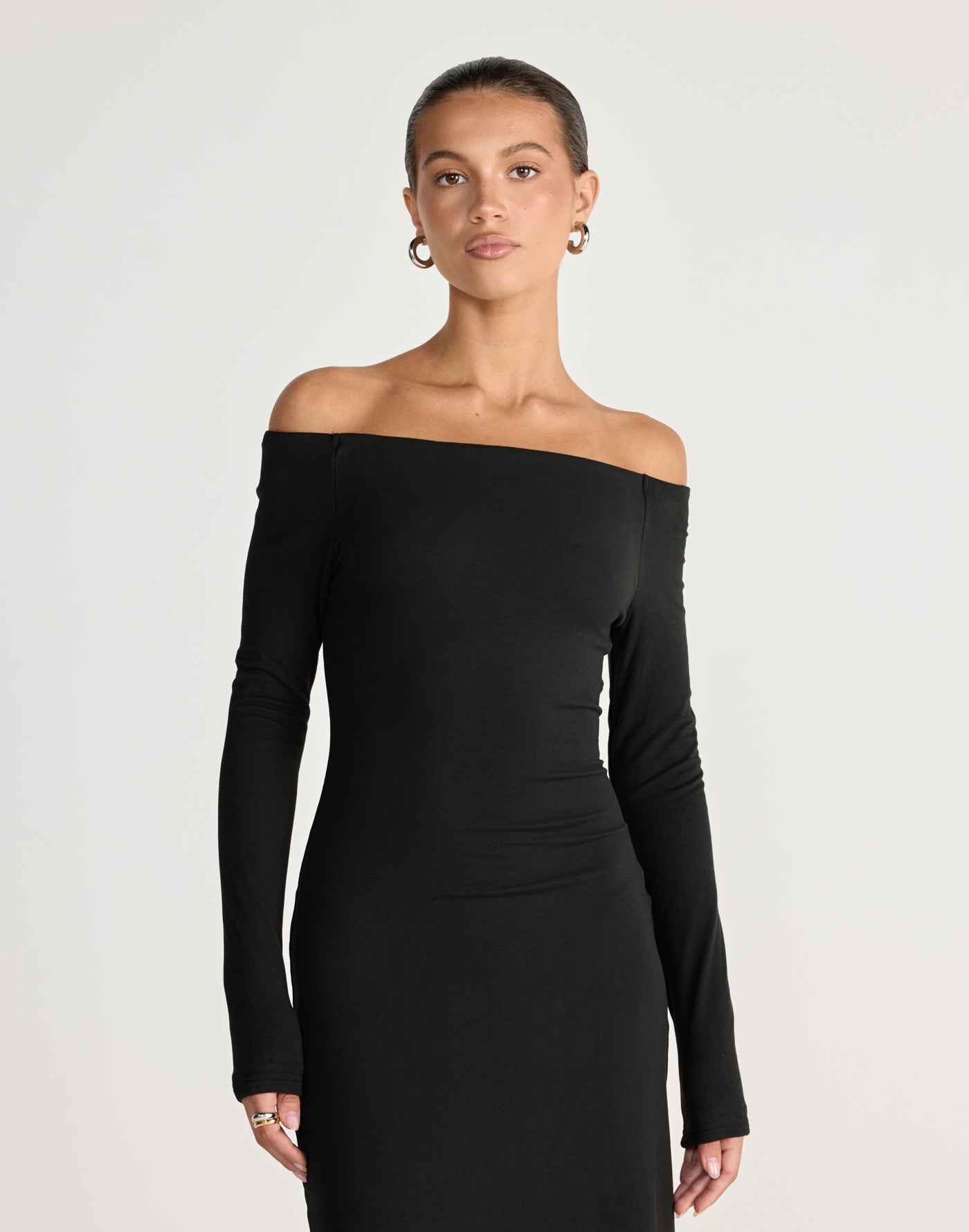  - Women's Dress - Charcoal Clothing