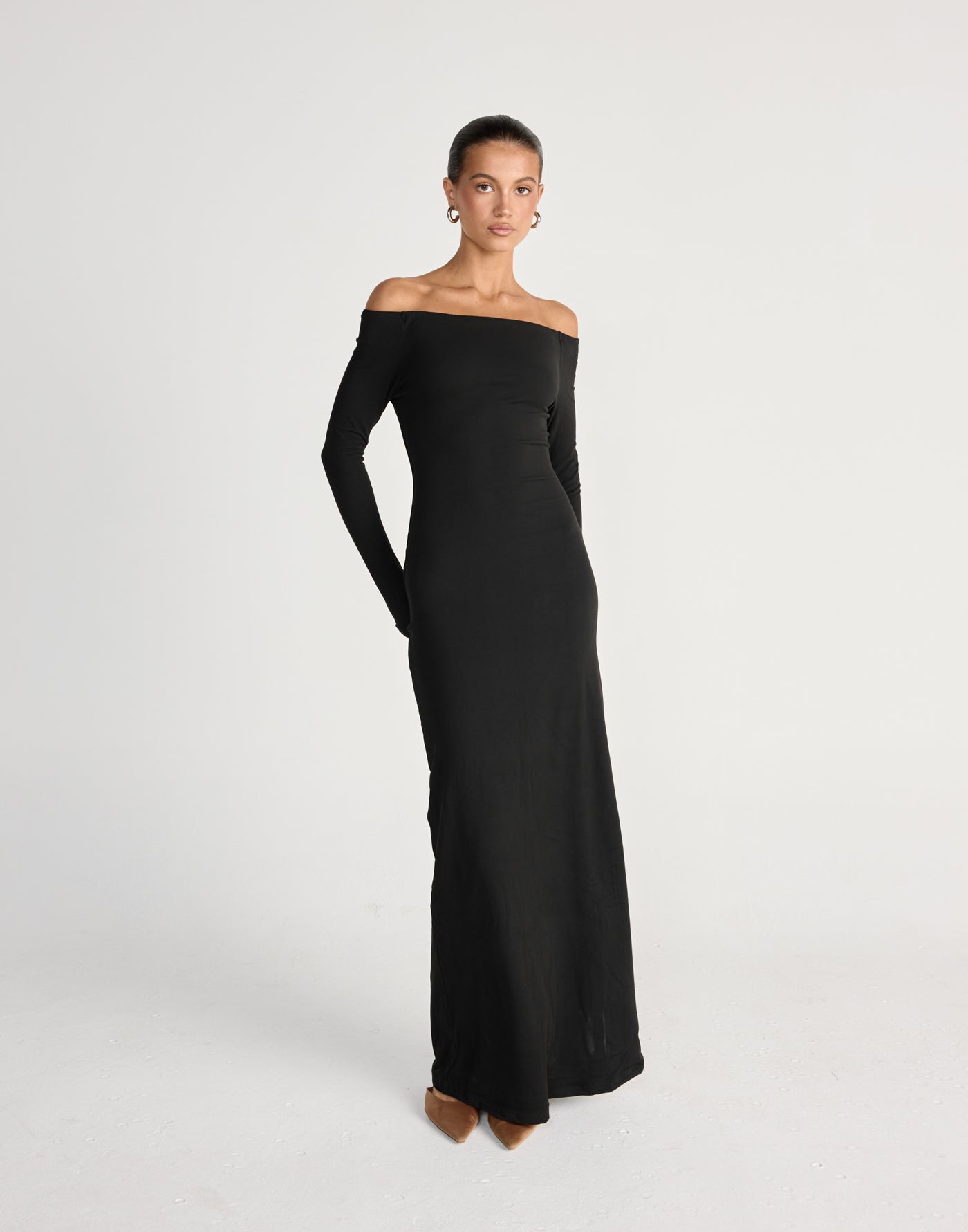  - Women's Dress - Charcoal Clothing