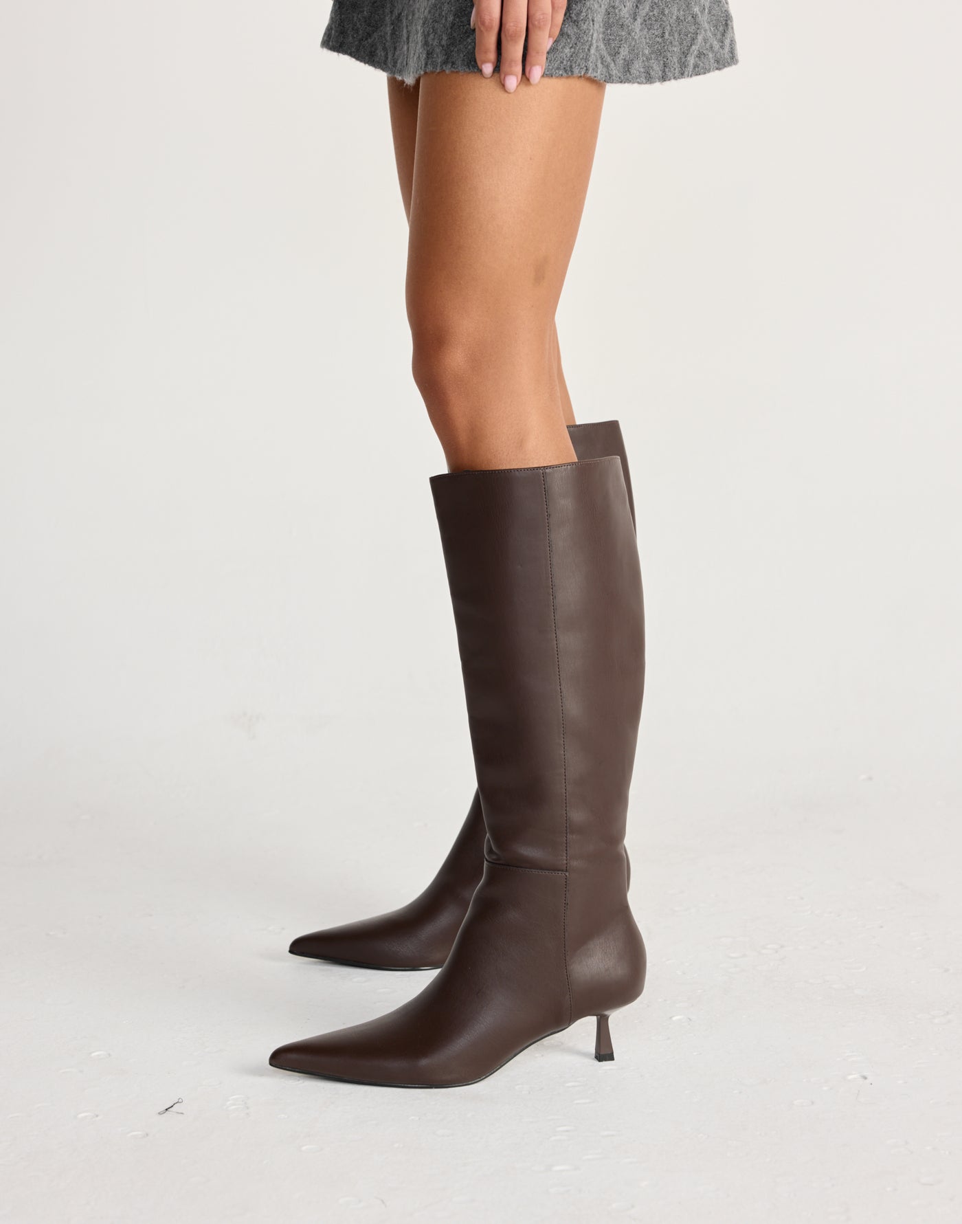 Linnea Boots (Chocolate) - By Billini - - Women's Shoes - Charcoal Clothing