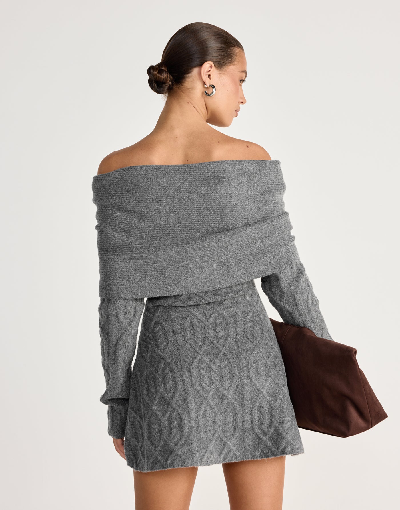  - Women's Dress - Charcoal Clothing