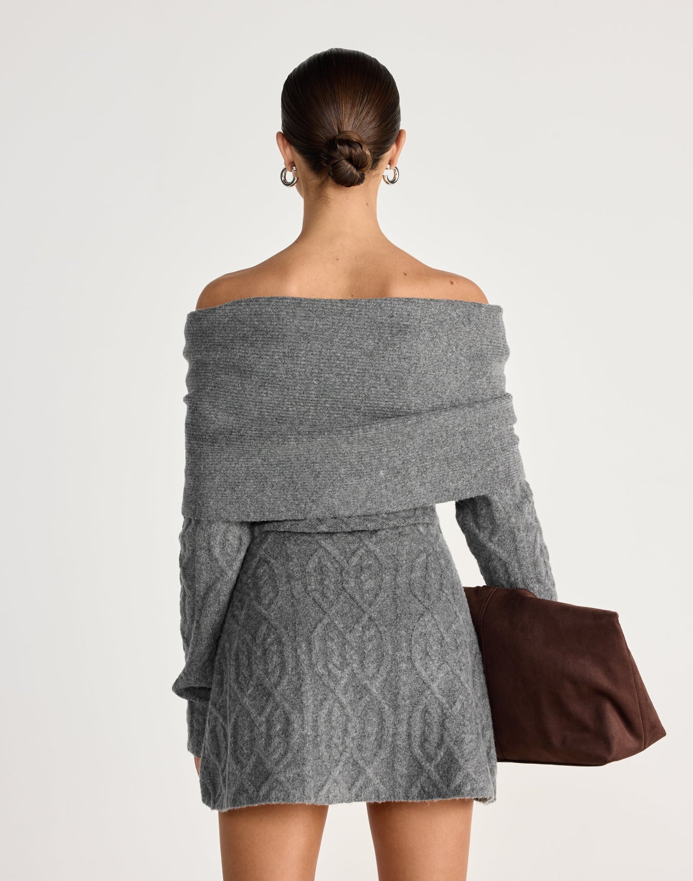  - Women's Dress - Charcoal Clothing