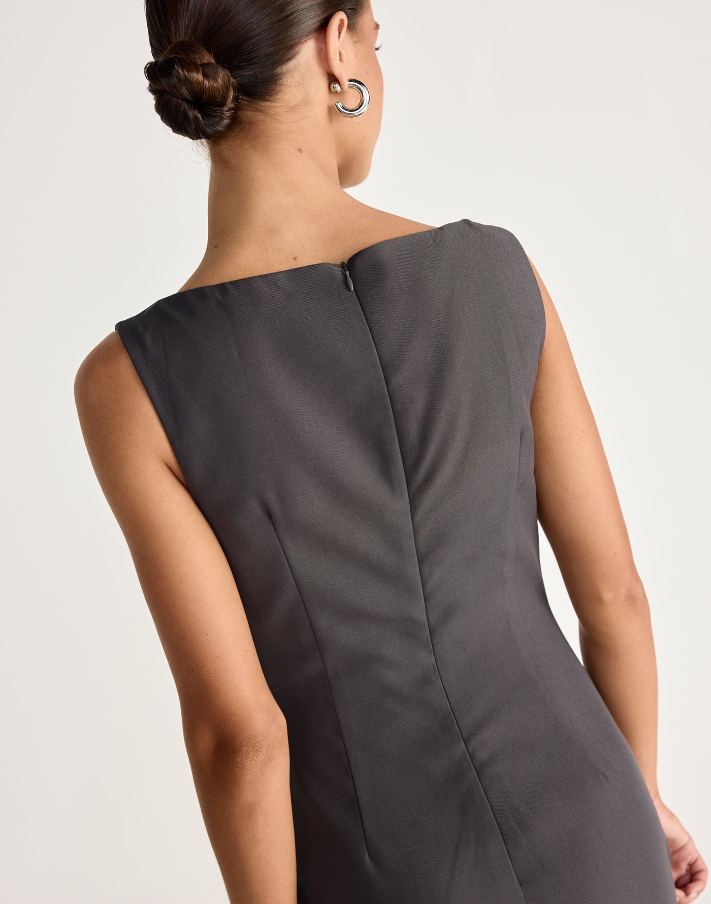  - Women's Dress - Charcoal Clothing