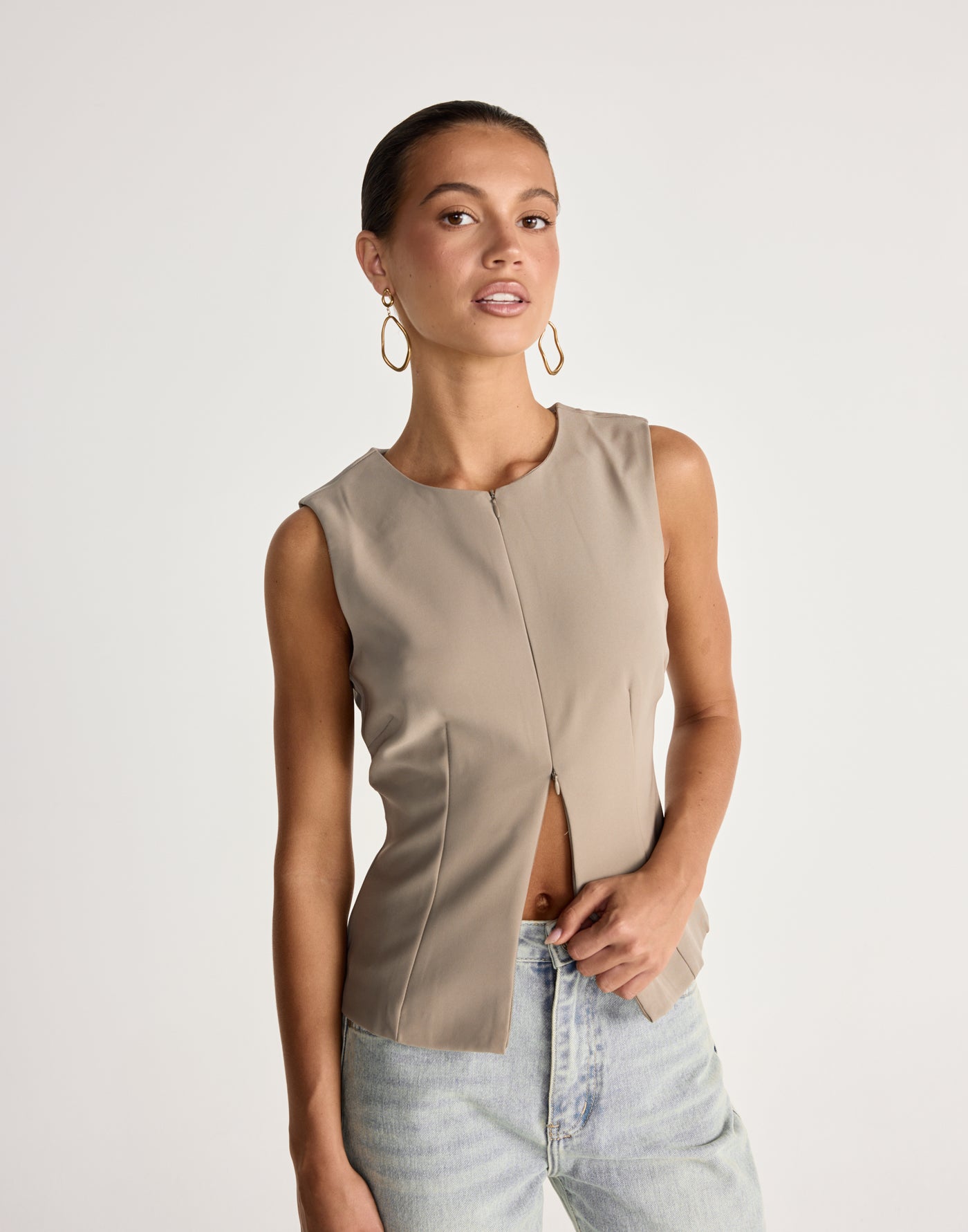  - Women's Top - Charcoal Clothing
