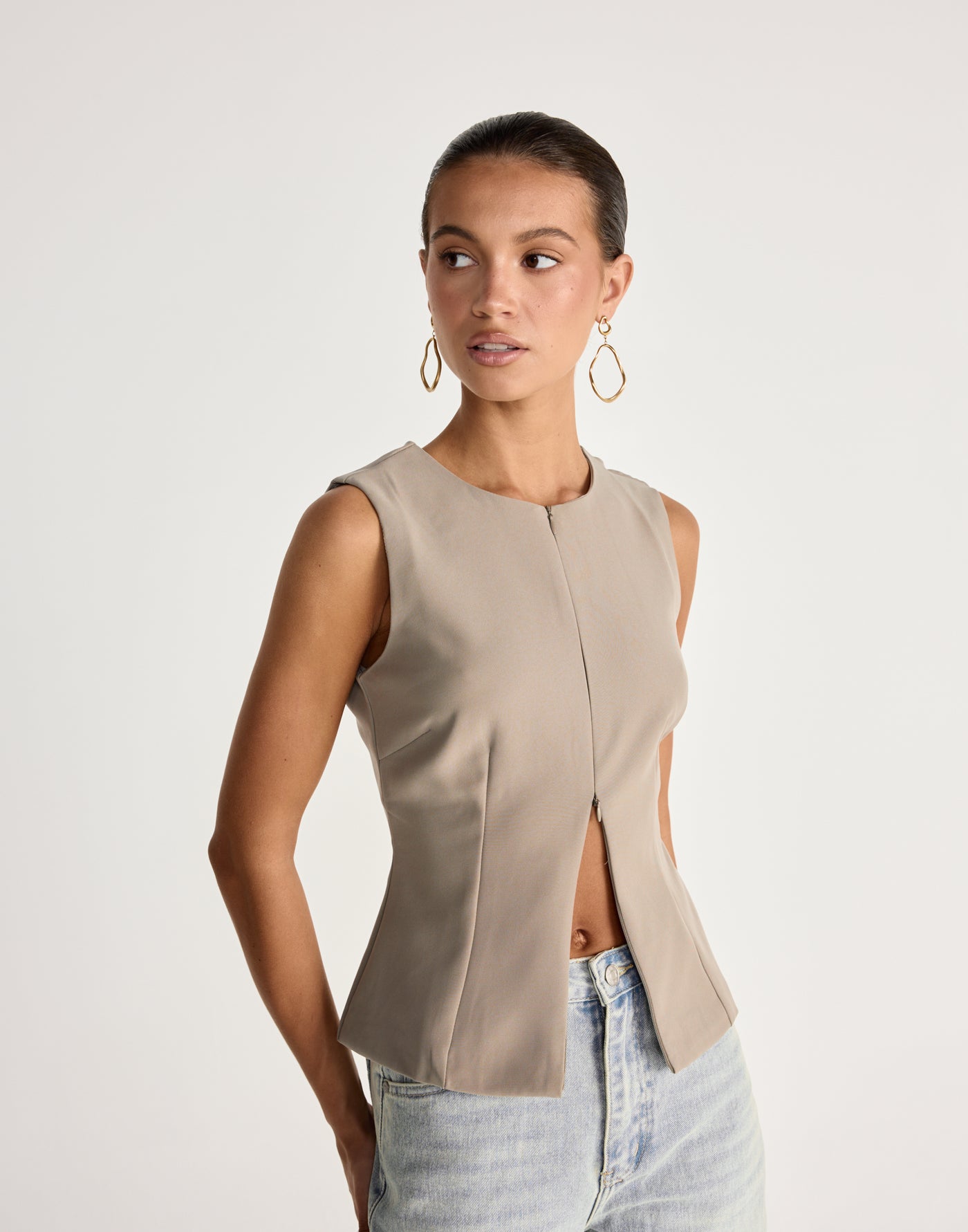  - Women's Top - Charcoal Clothing