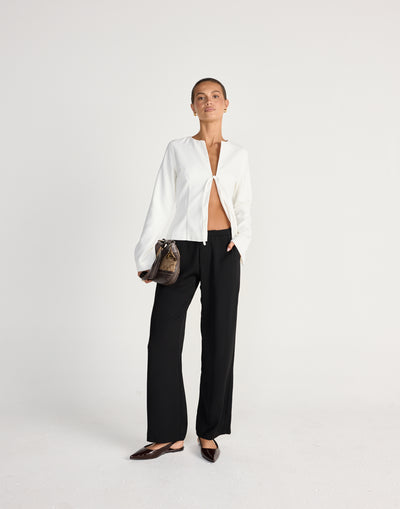  - Women's Top - Charcoal Clothing