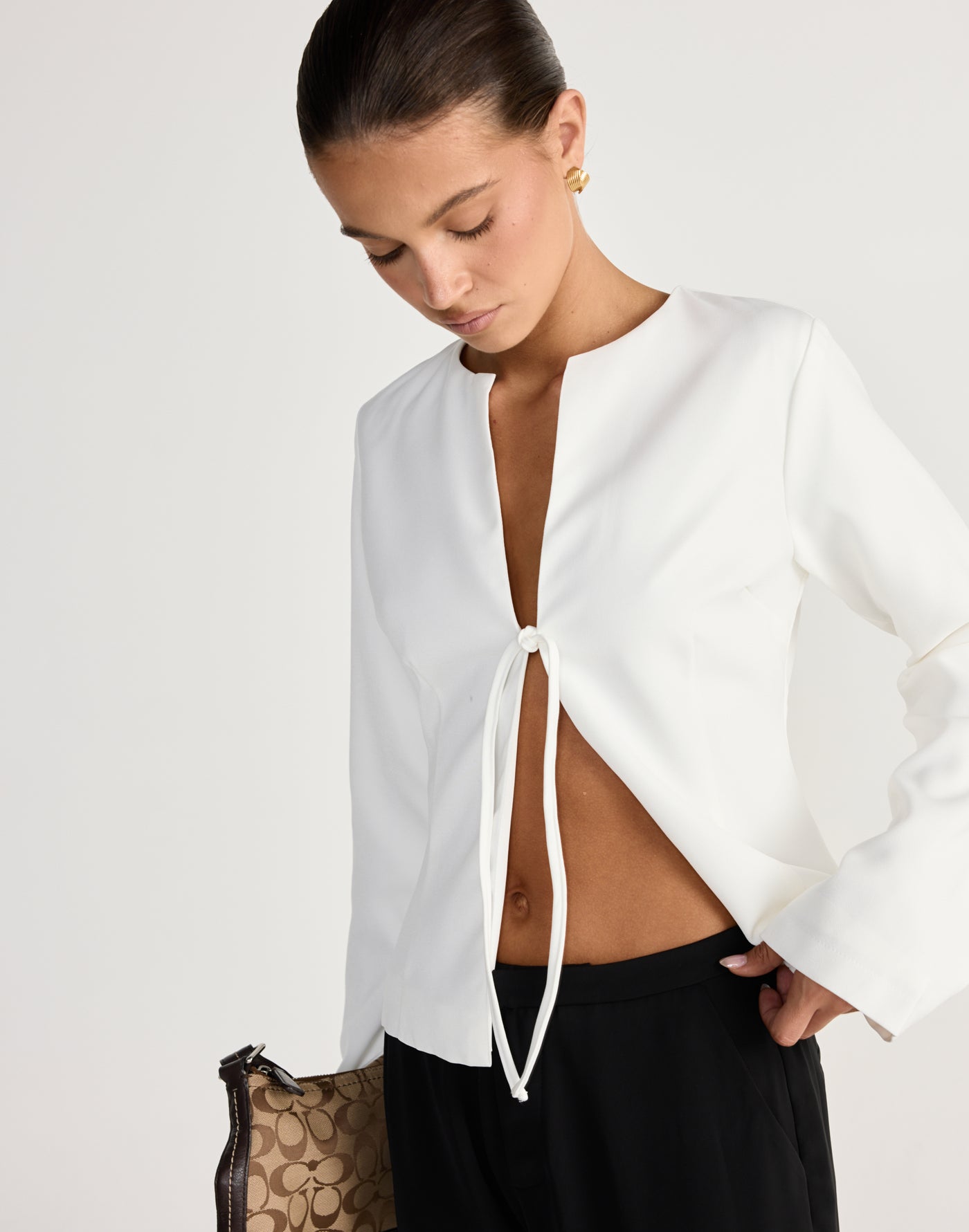  - Women's Top - Charcoal Clothing