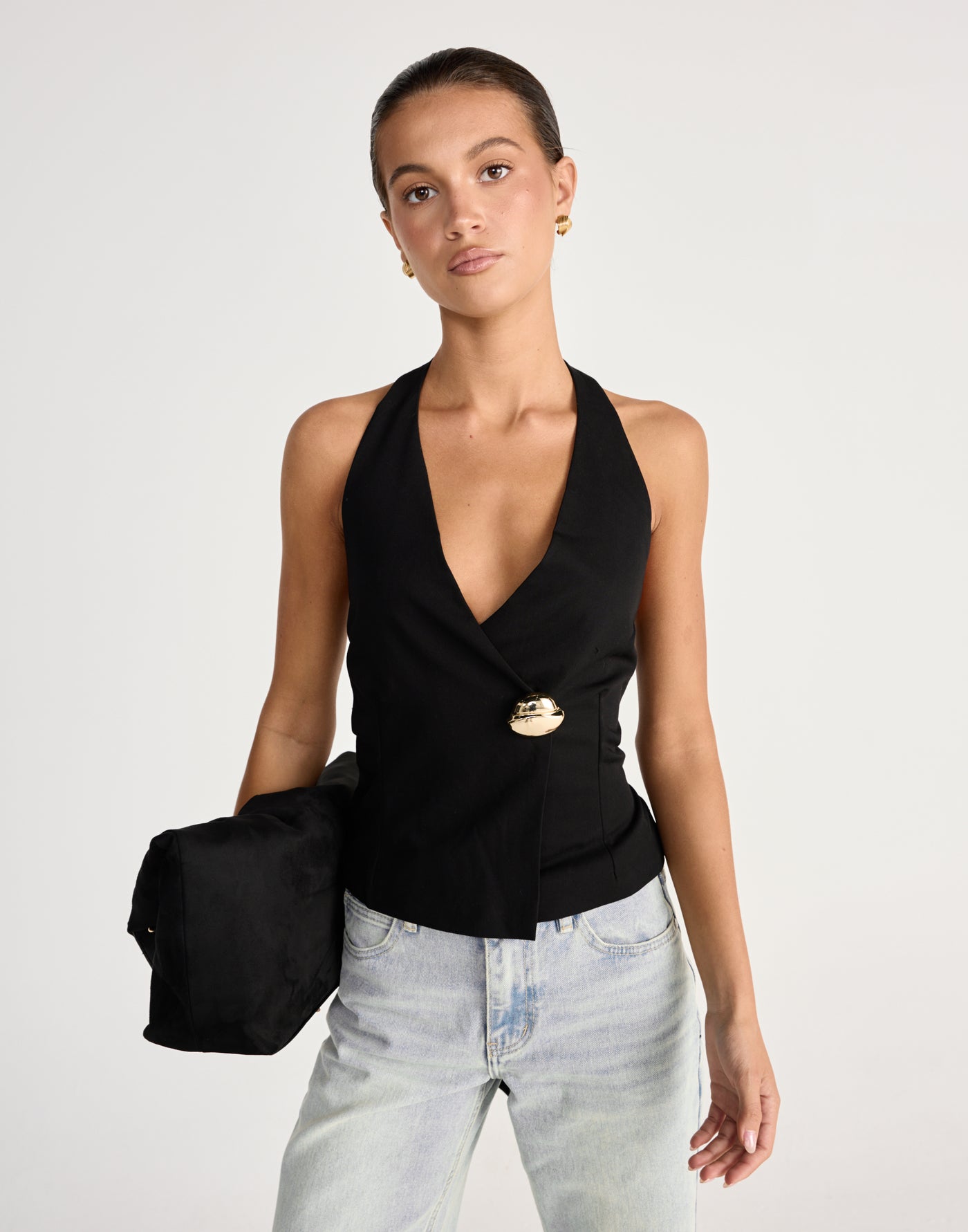  - Women's Top - Charcoal Clothing