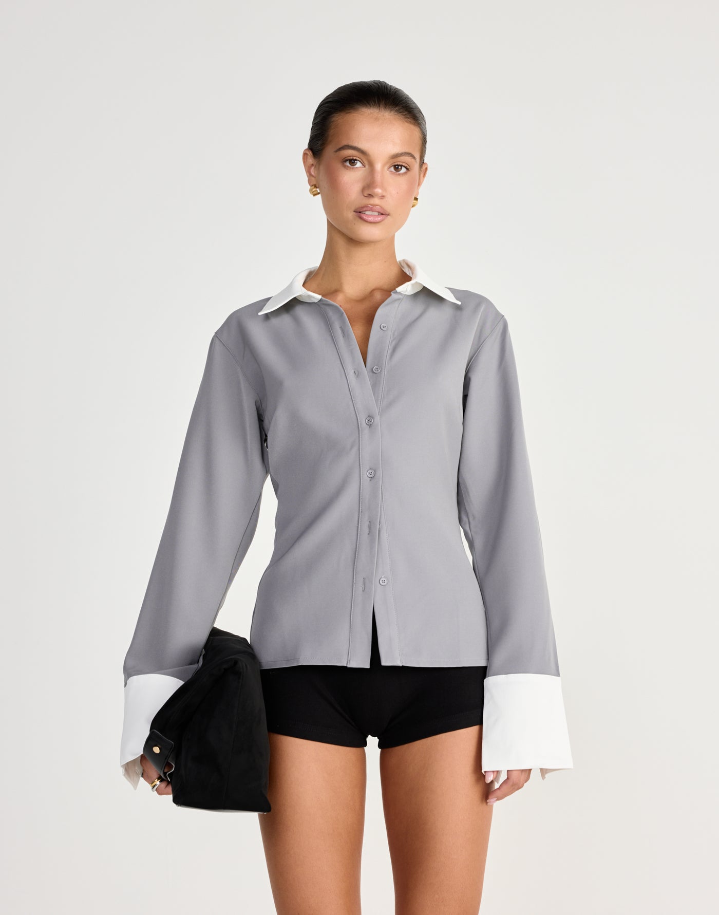  - Women's Top - Charcoal Clothing