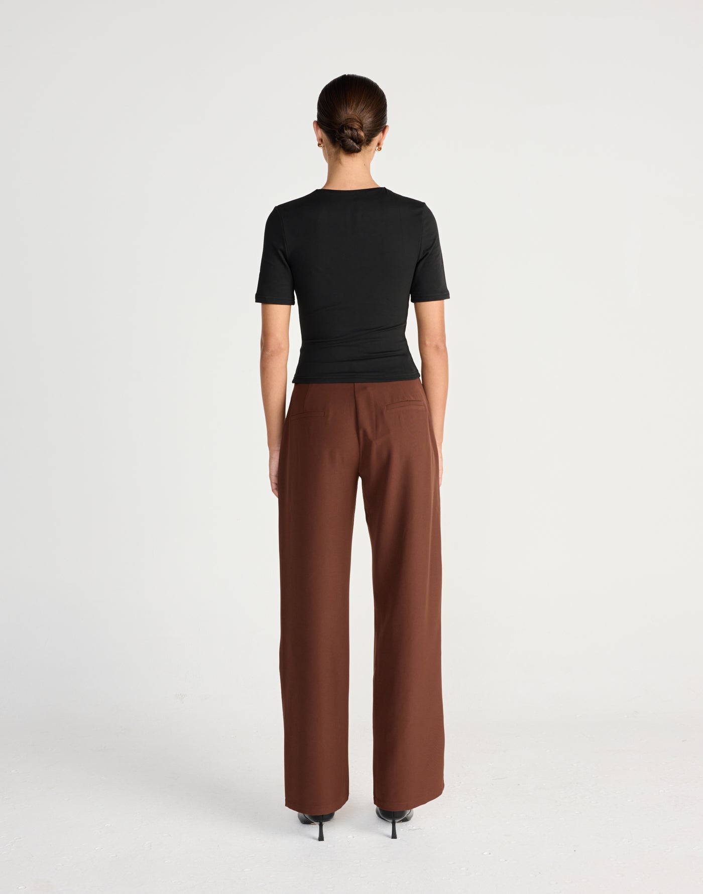 Flint Pants (Brick) - CHARCOAL EXCLUSIVE - STRAIGHT LEG MID RISE PANTS - Women's Pants - Charcoal Clothing