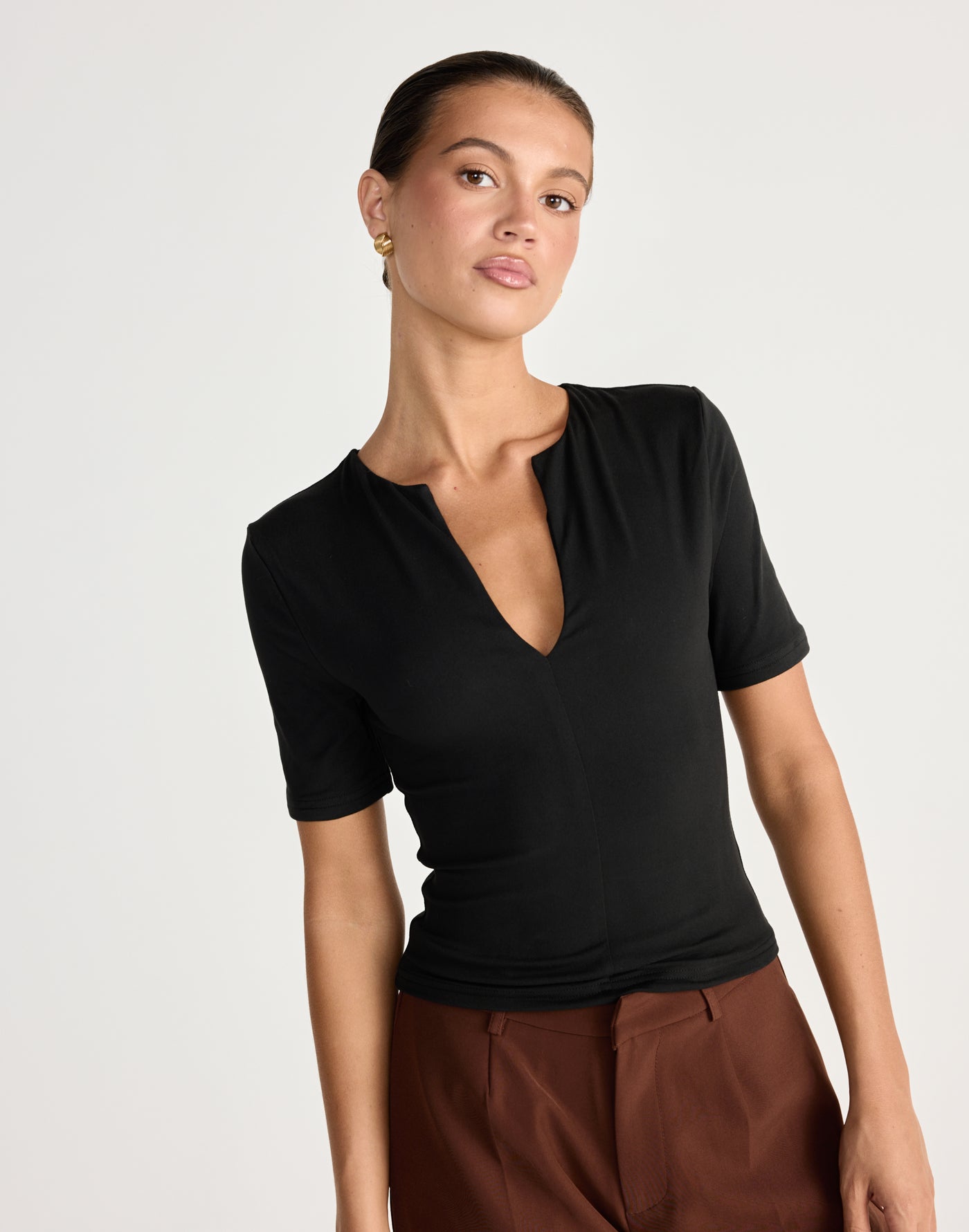  - Women's Top - Charcoal Clothing