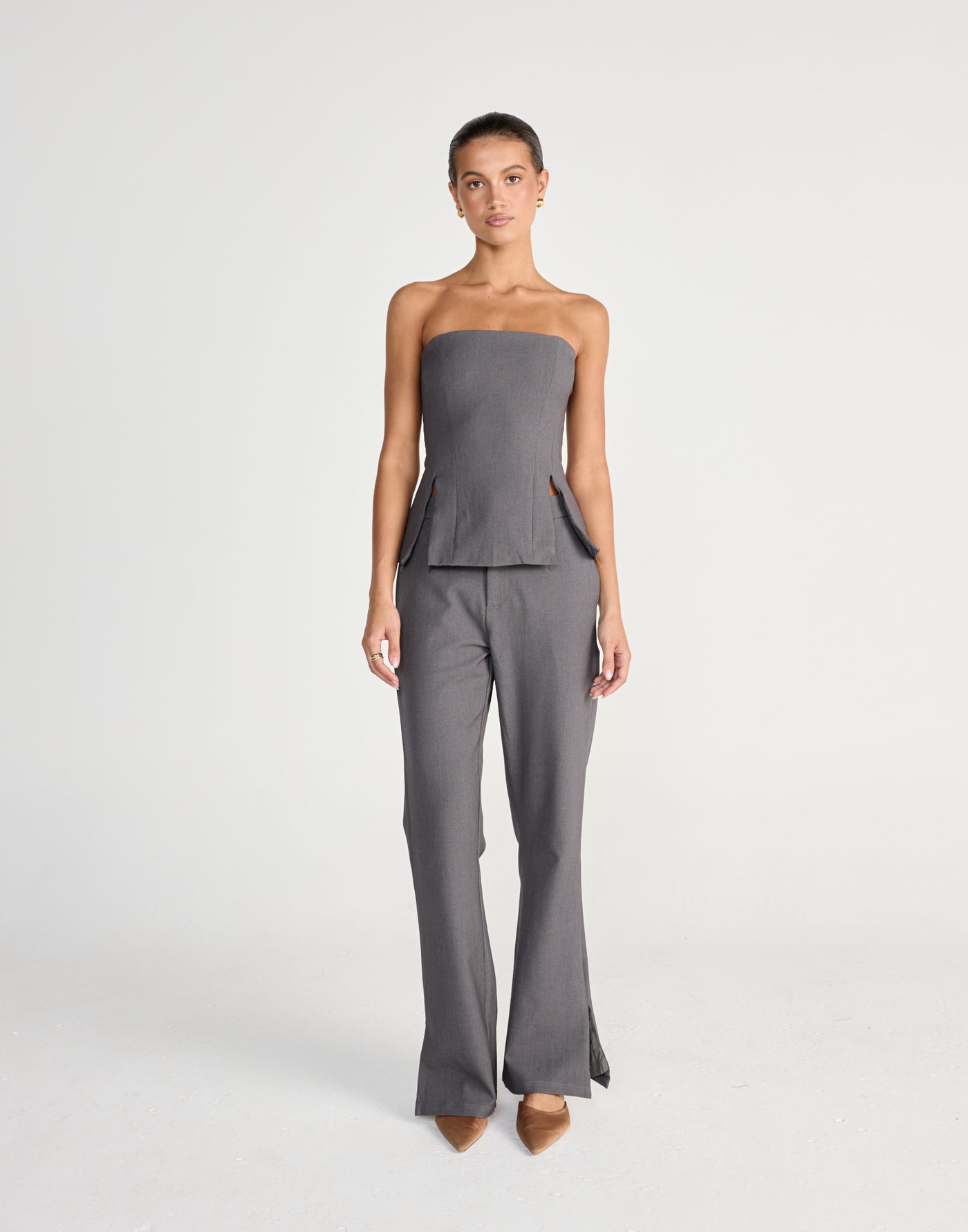  - Women's Pants - Charcoal Clothing