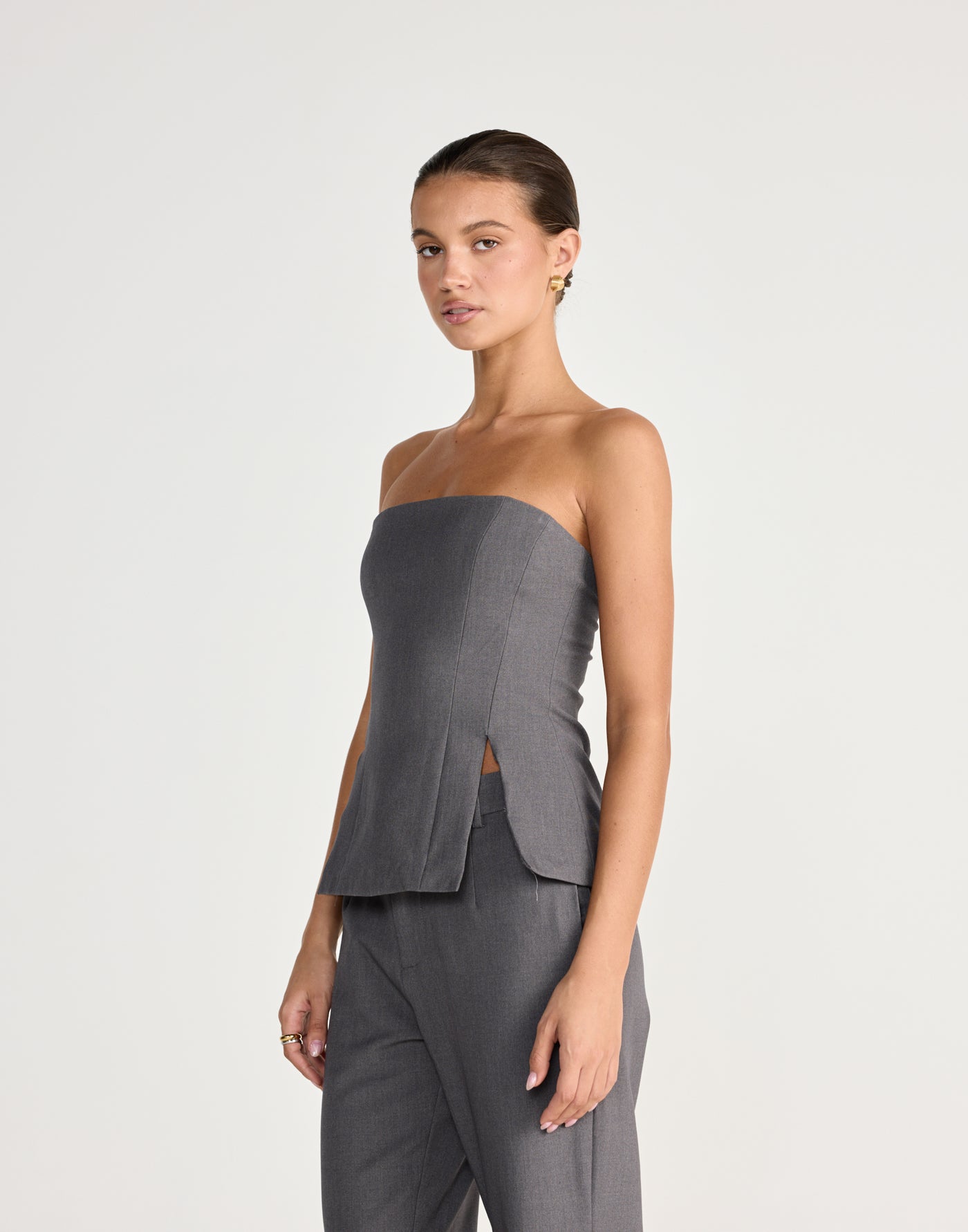  - Women's Top - Charcoal Clothing