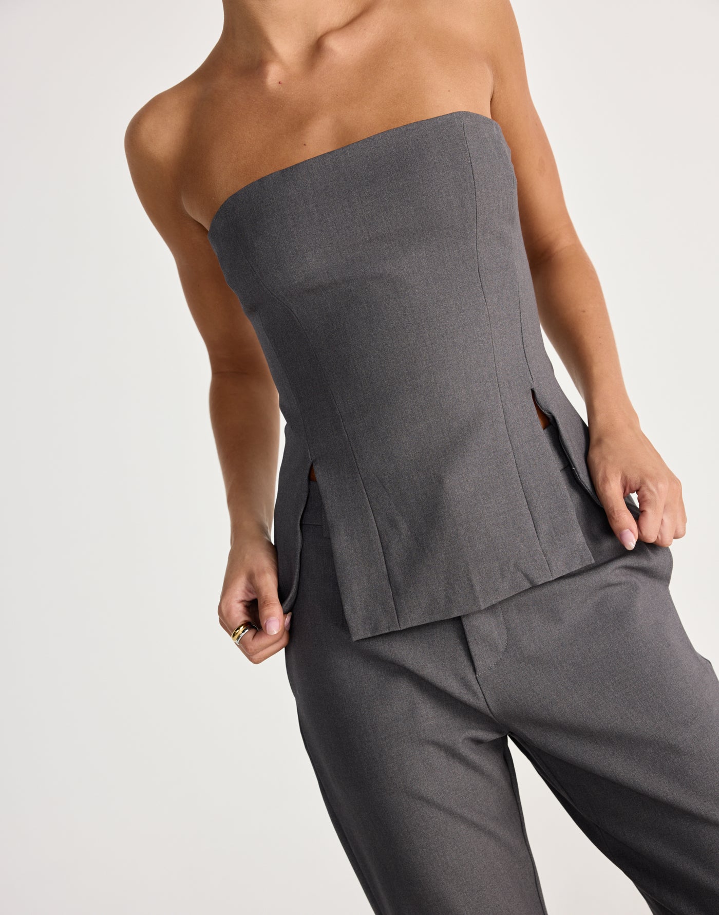  - Women's Top - Charcoal Clothing