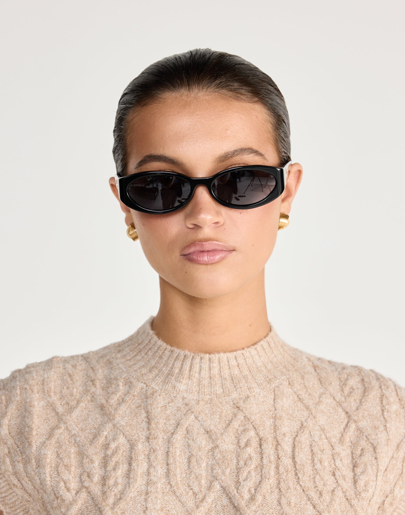 The Kasia Sunglasses (Black-Black) - By Banb - Black frame and tint sunglasses - Women's Accessories - Charcoal Clothing