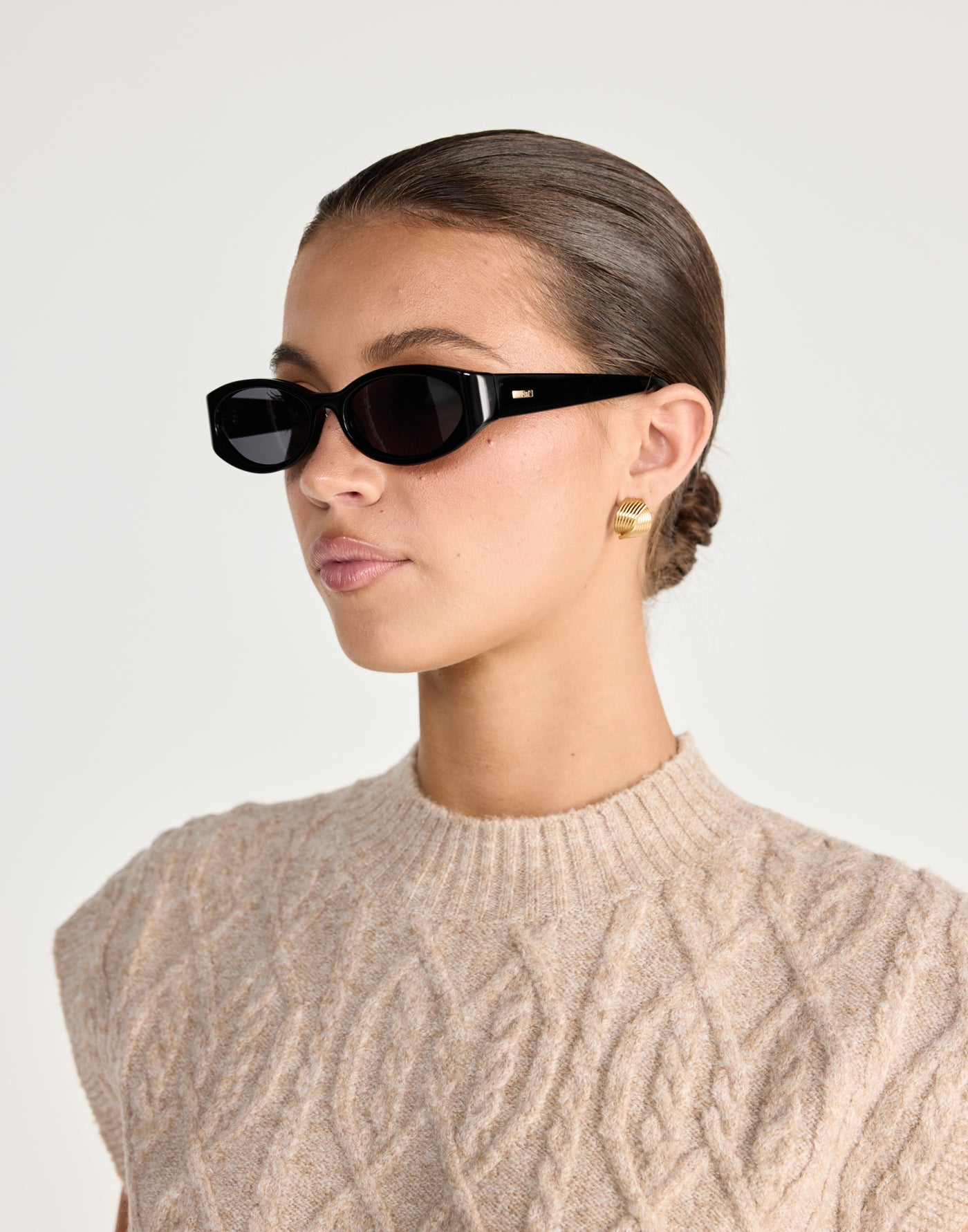 The Kasia Sunglasses (Black-Black) - By Banb - Black frame and tint sunglasses - Women's Accessories - Charcoal Clothing