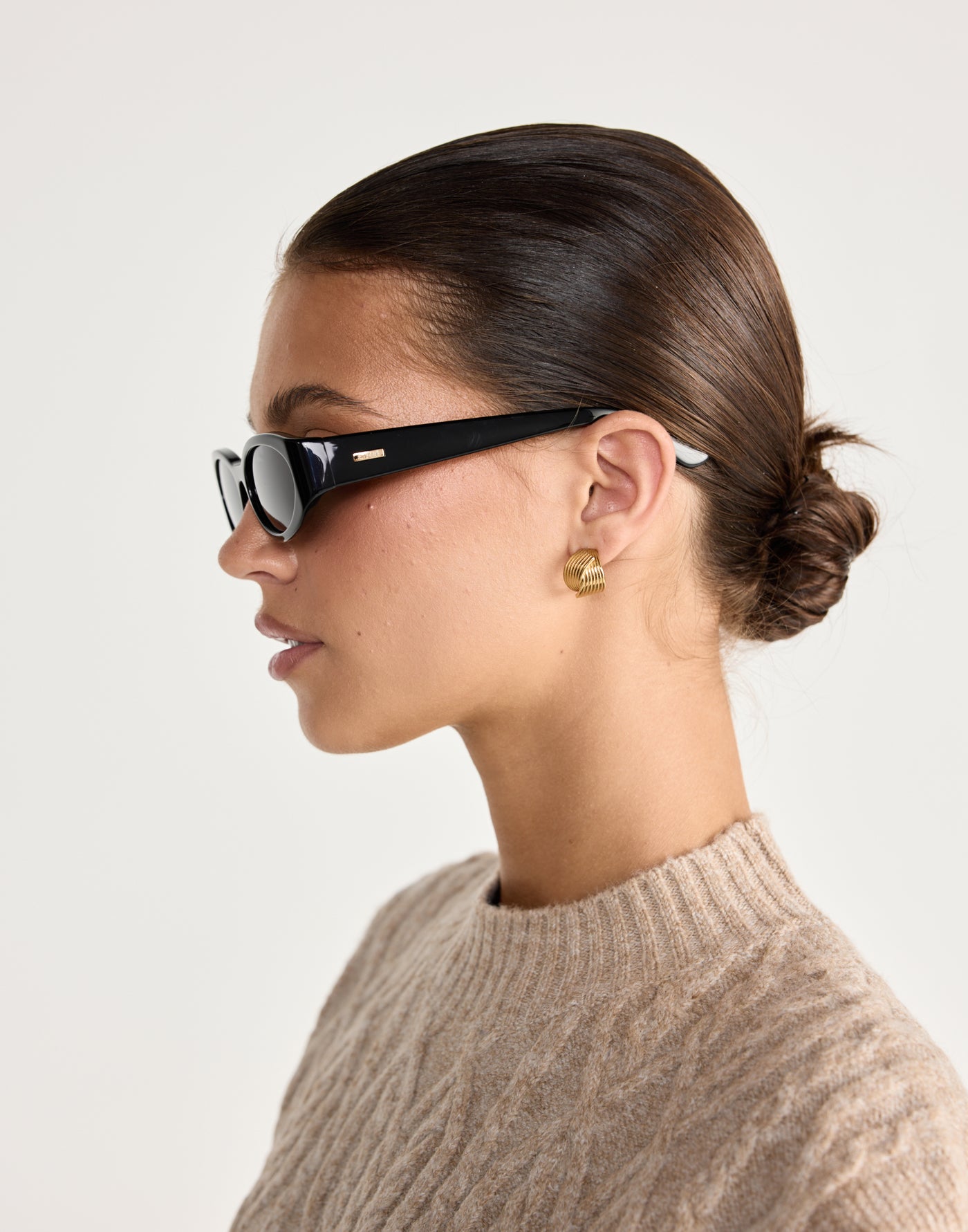The Kasia Sunglasses (Black-Black) - By Banb - Black frame and tint sunglasses - Women's Accessories - Charcoal Clothing