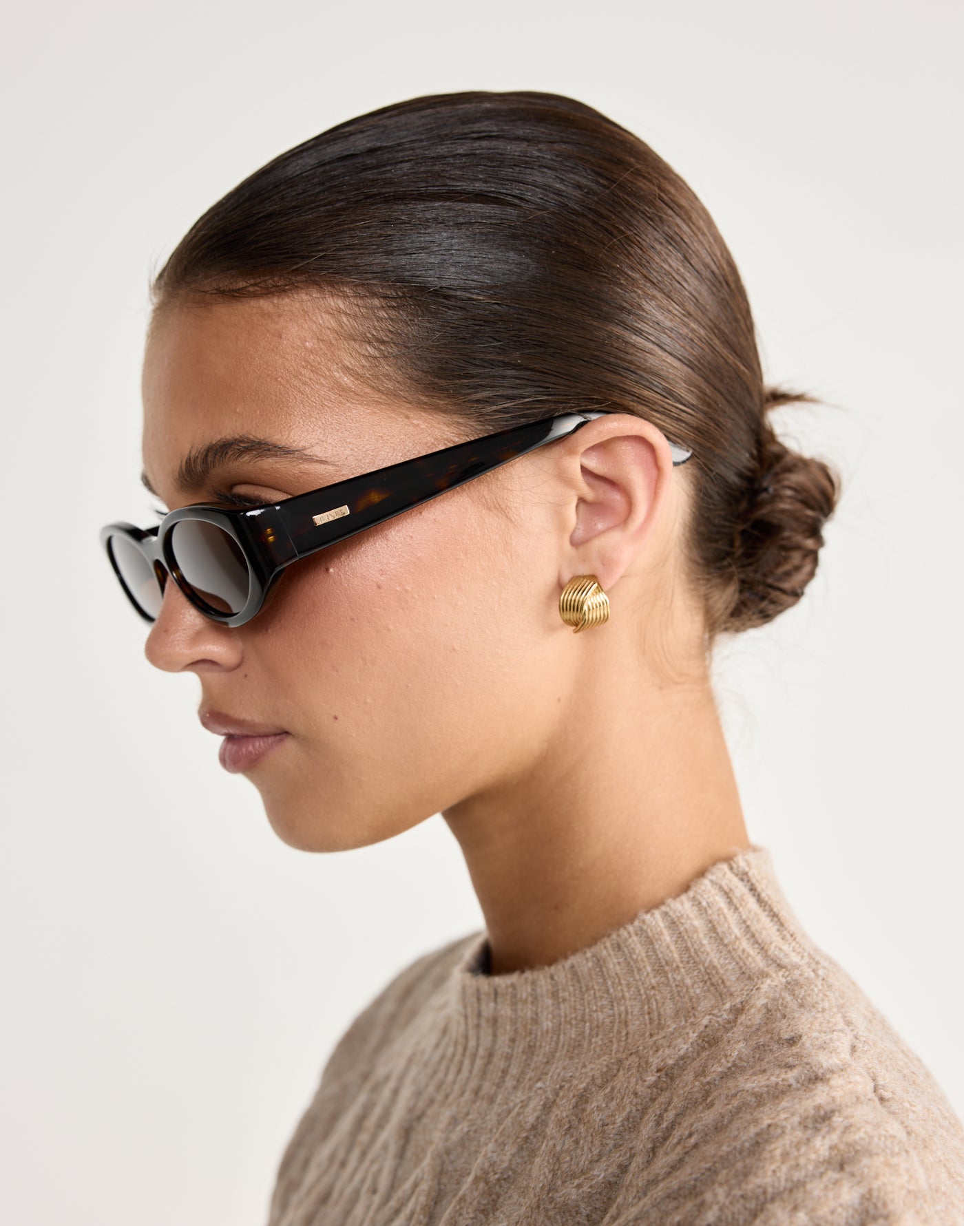 The Kasia Sunglasses (Havana Tort - Walnut) - By Banb - Brown frame and tint sunglasses - Women's Accessories - Charcoal Clothing