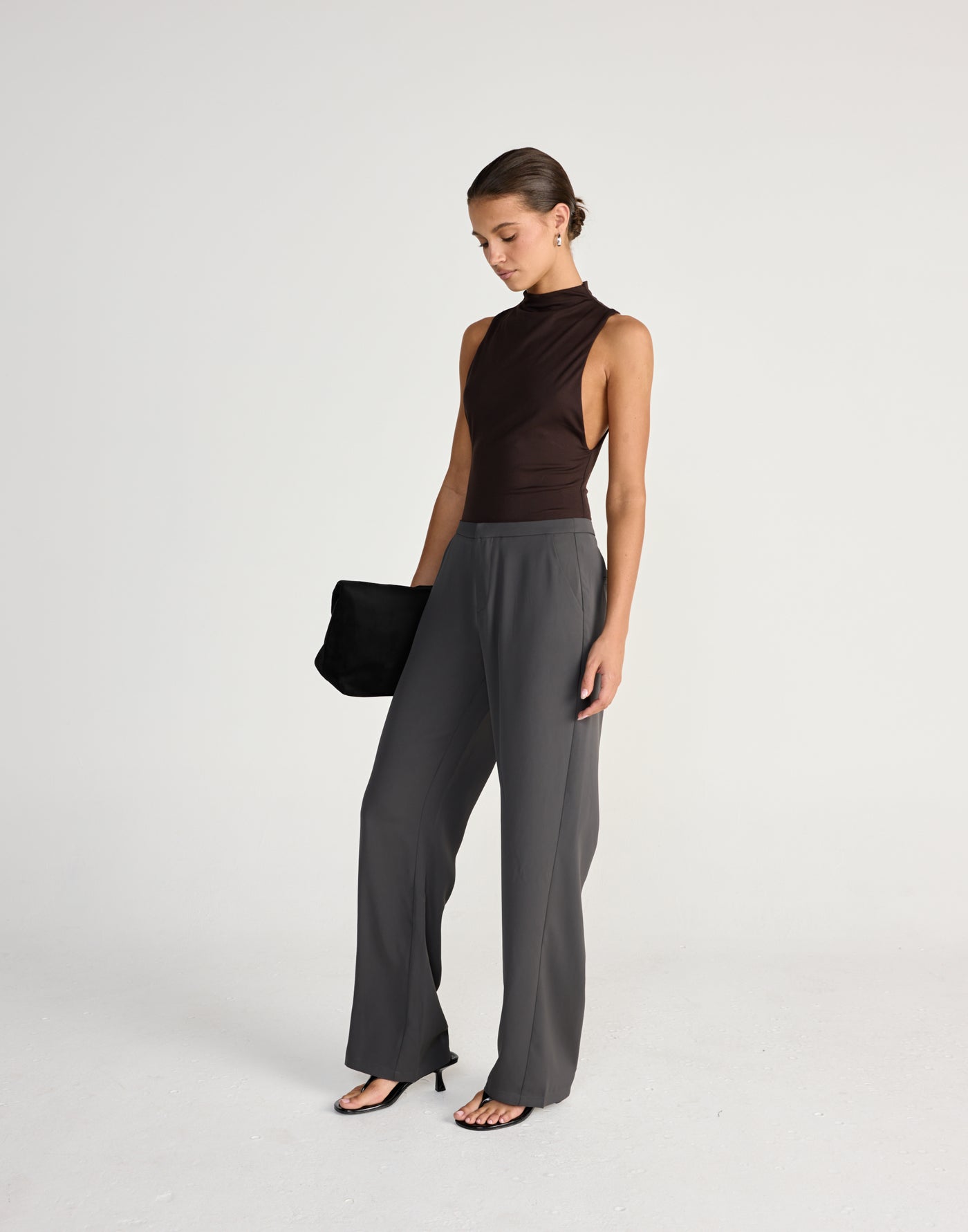 - Women's Pants - Charcoal Clothing