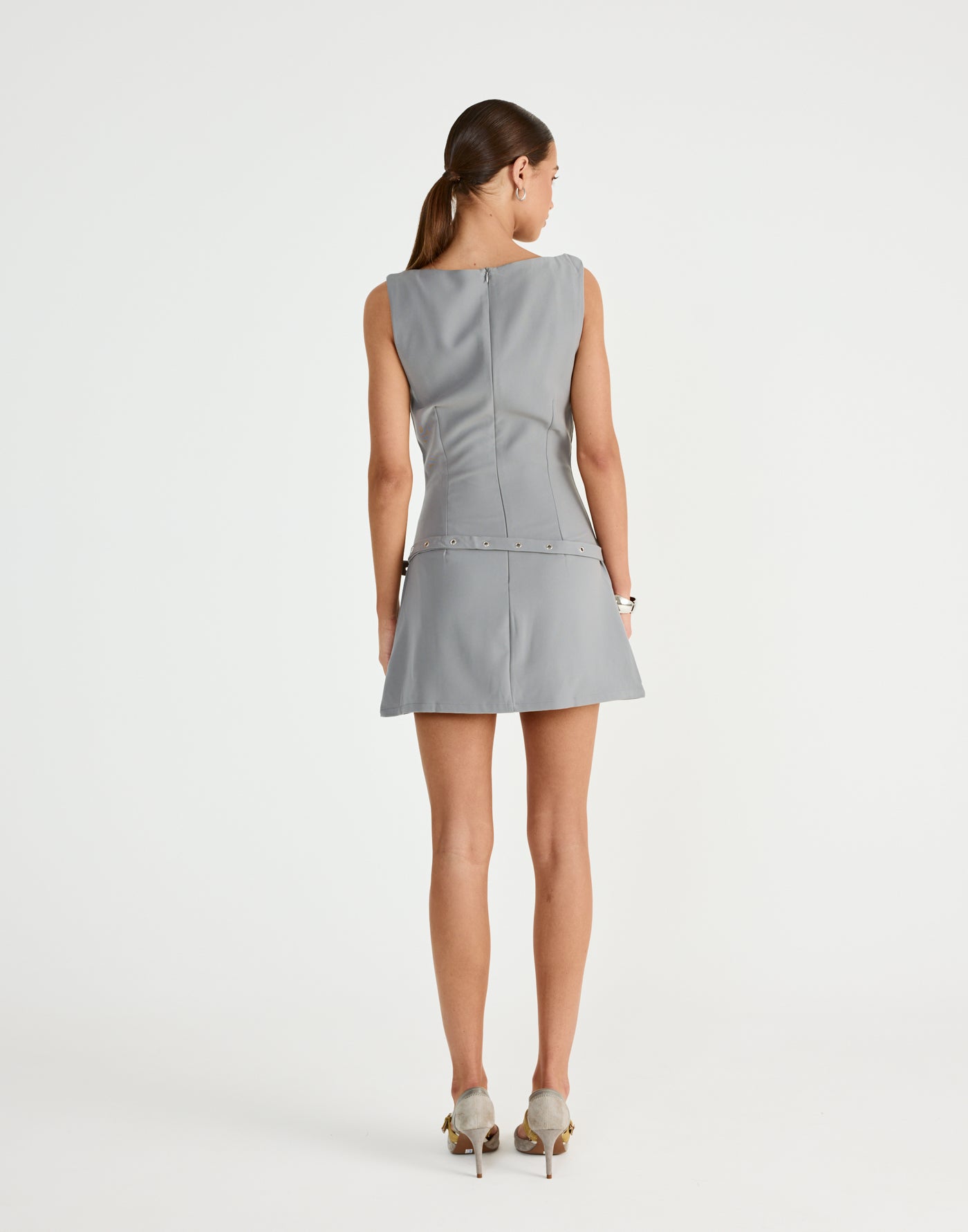  - Women's Dress - Charcoal Clothing