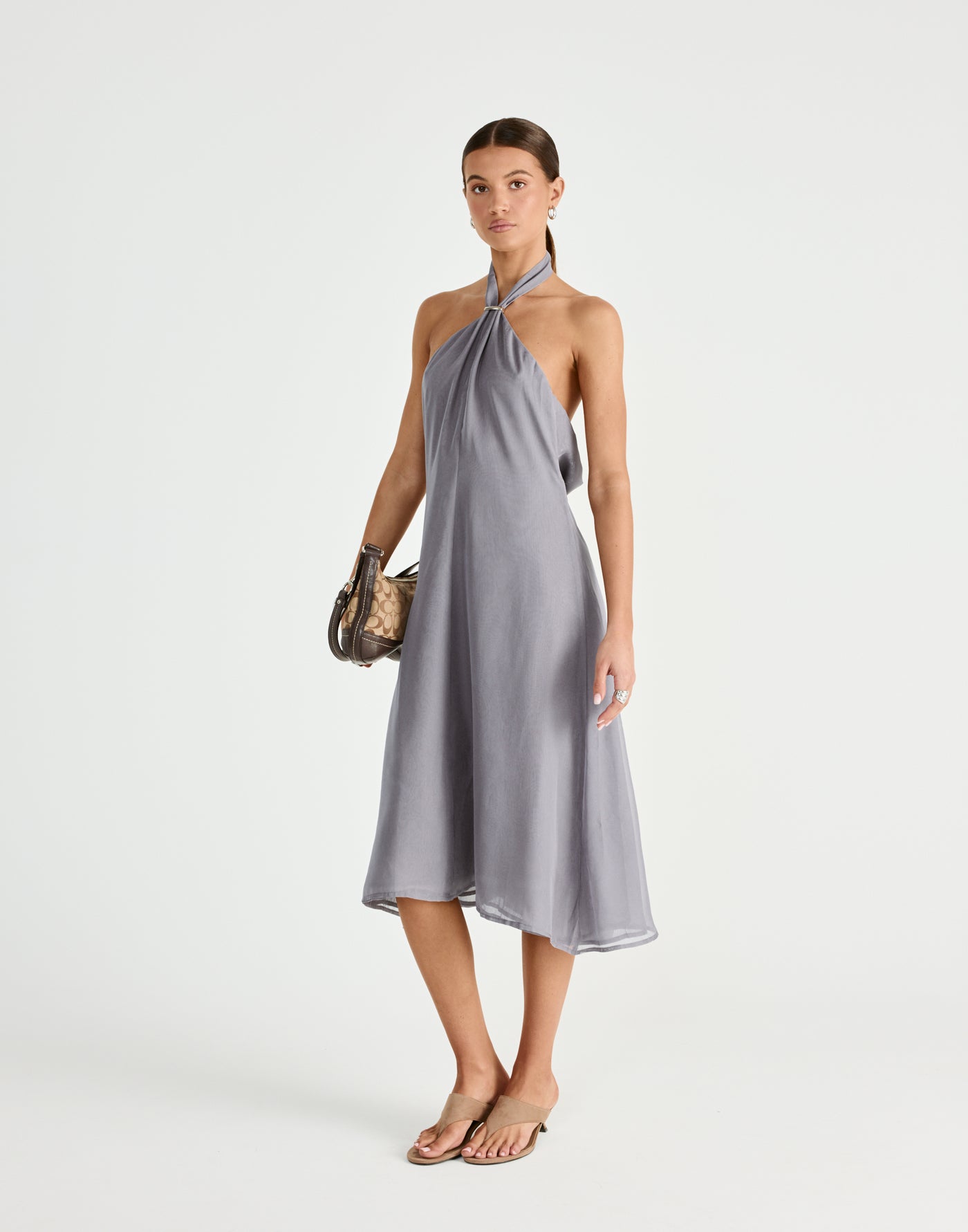  - Women's Dress - Charcoal Clothing