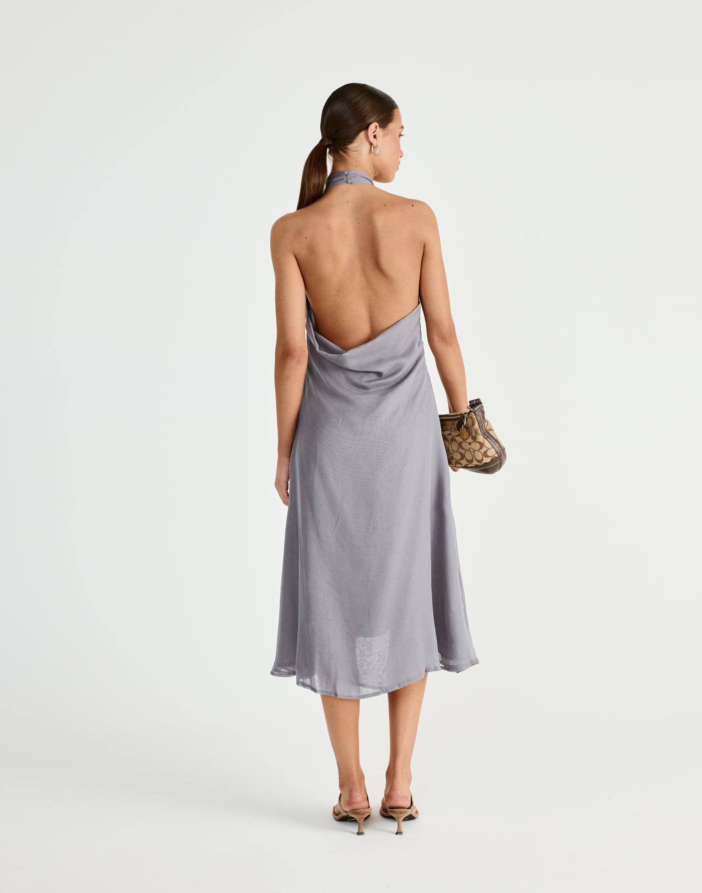  - Women's Dress - Charcoal Clothing