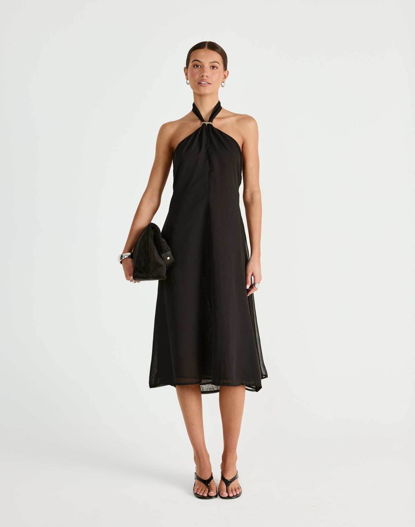  - Women's Dress - Charcoal Clothing