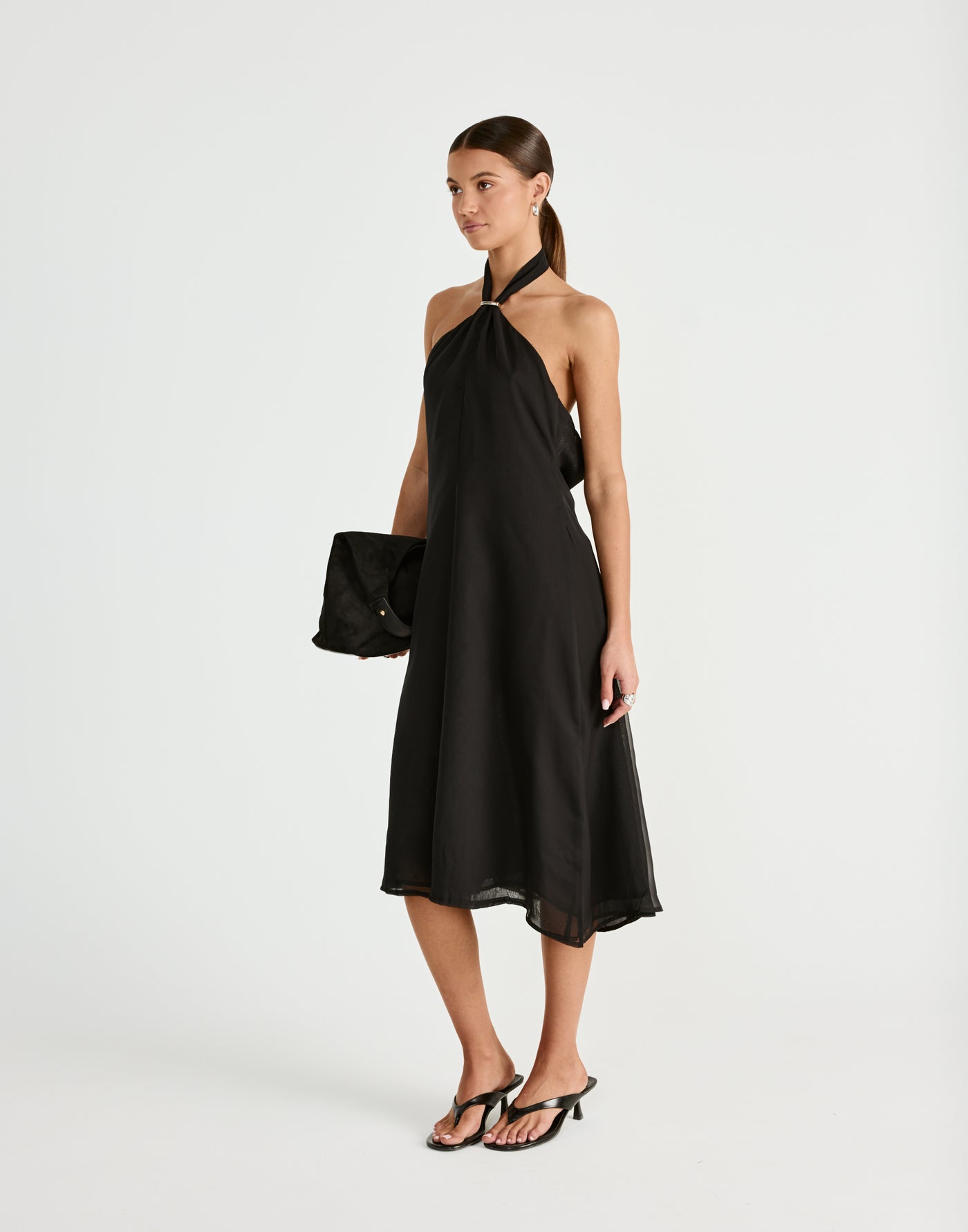  - Women's Dress - Charcoal Clothing