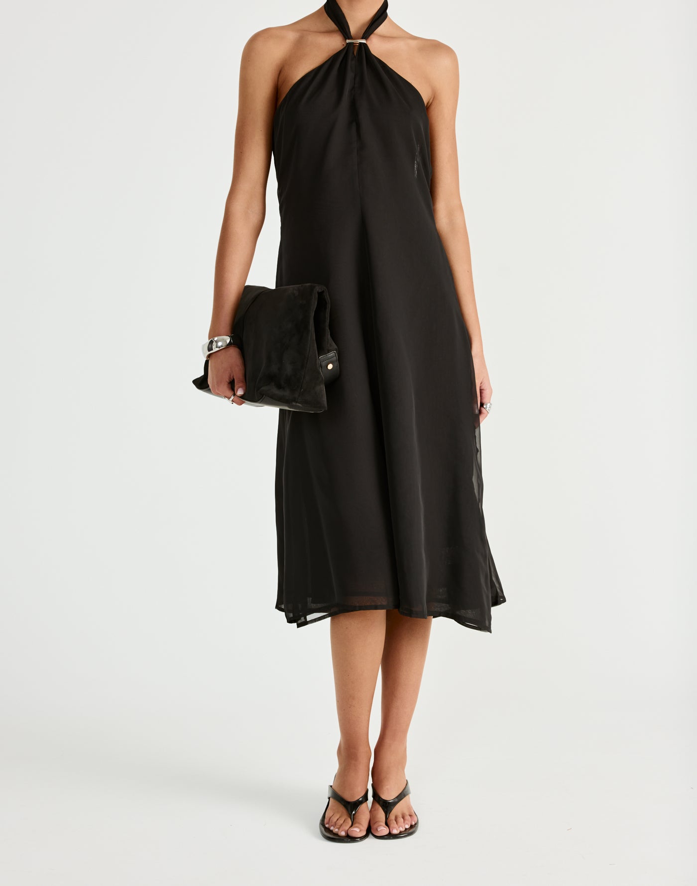 - Women's Dress - Charcoal Clothing