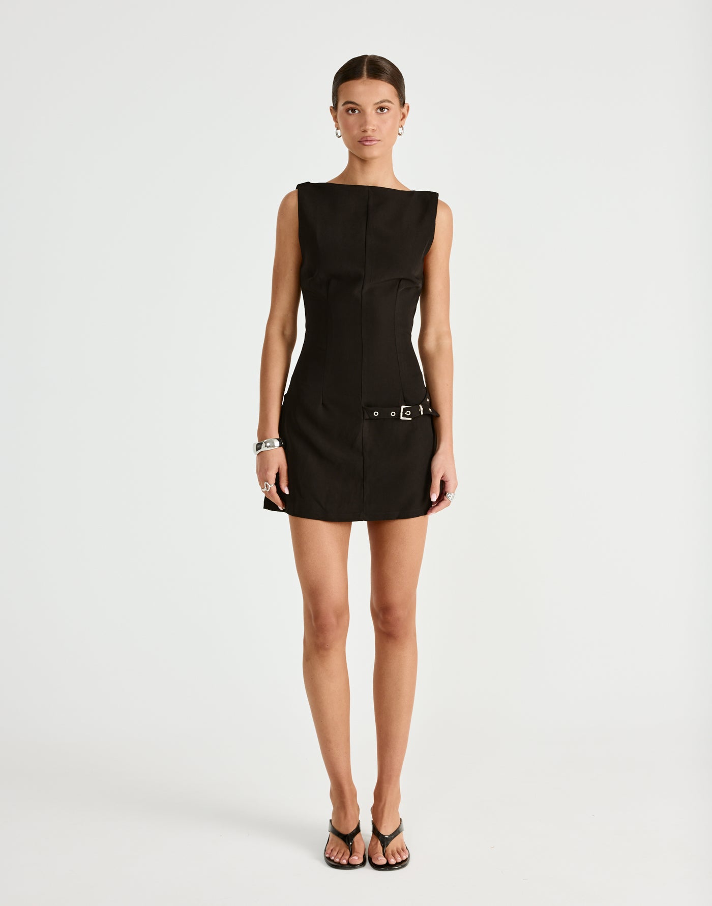  - Women's Dress - Charcoal Clothing