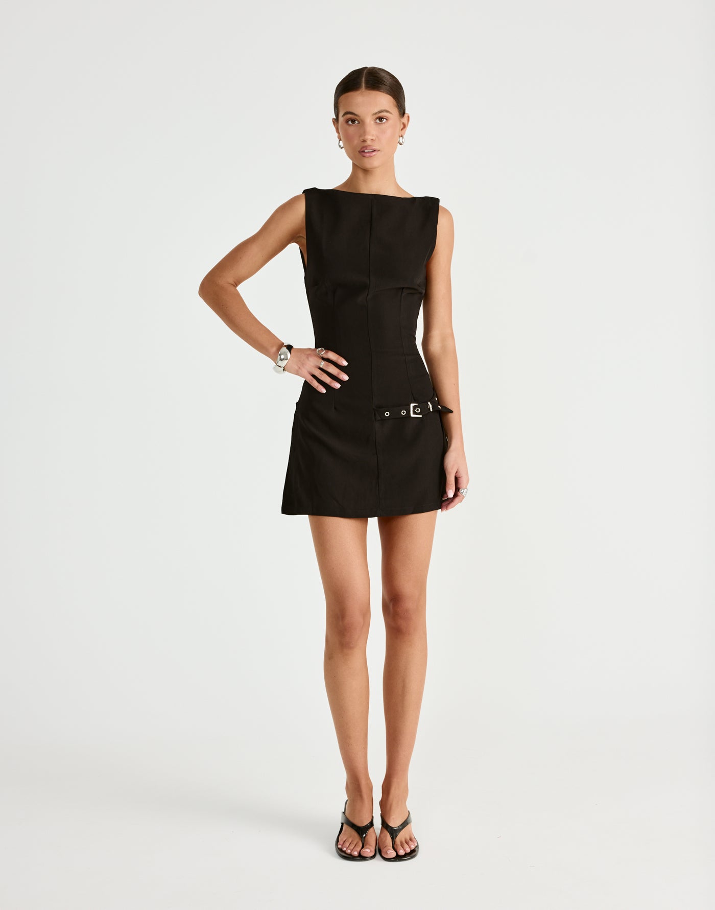  - Women's Dress - Charcoal Clothing