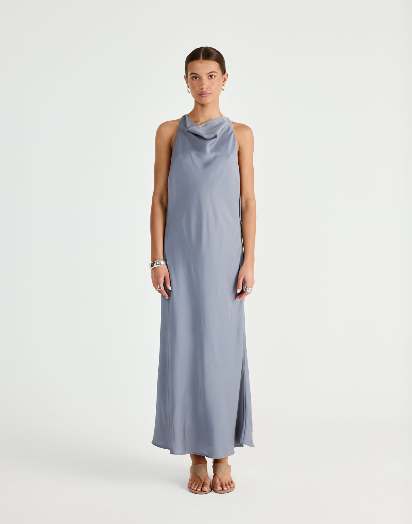  - Women's Dress - Charcoal Clothing