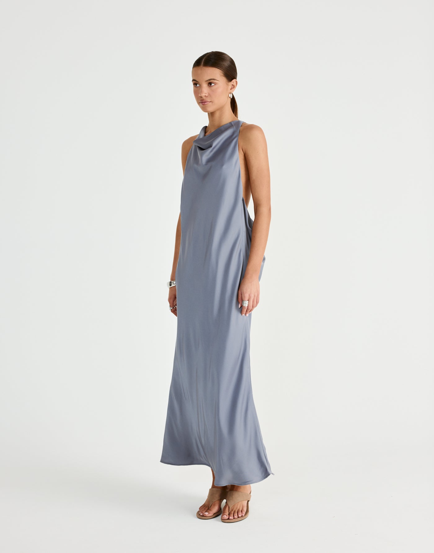  - Women's Dress - Charcoal Clothing