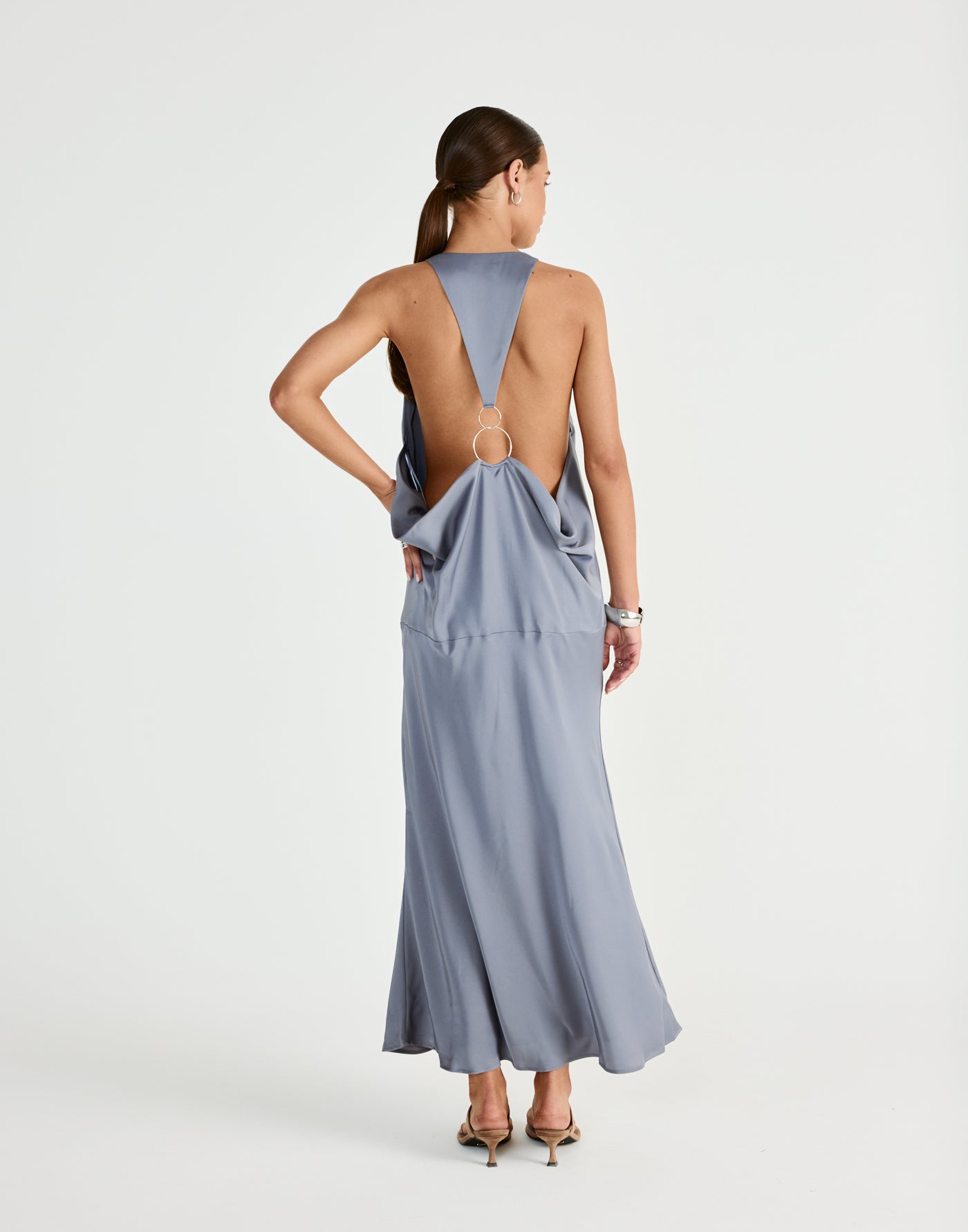  - Women's Dress - Charcoal Clothing