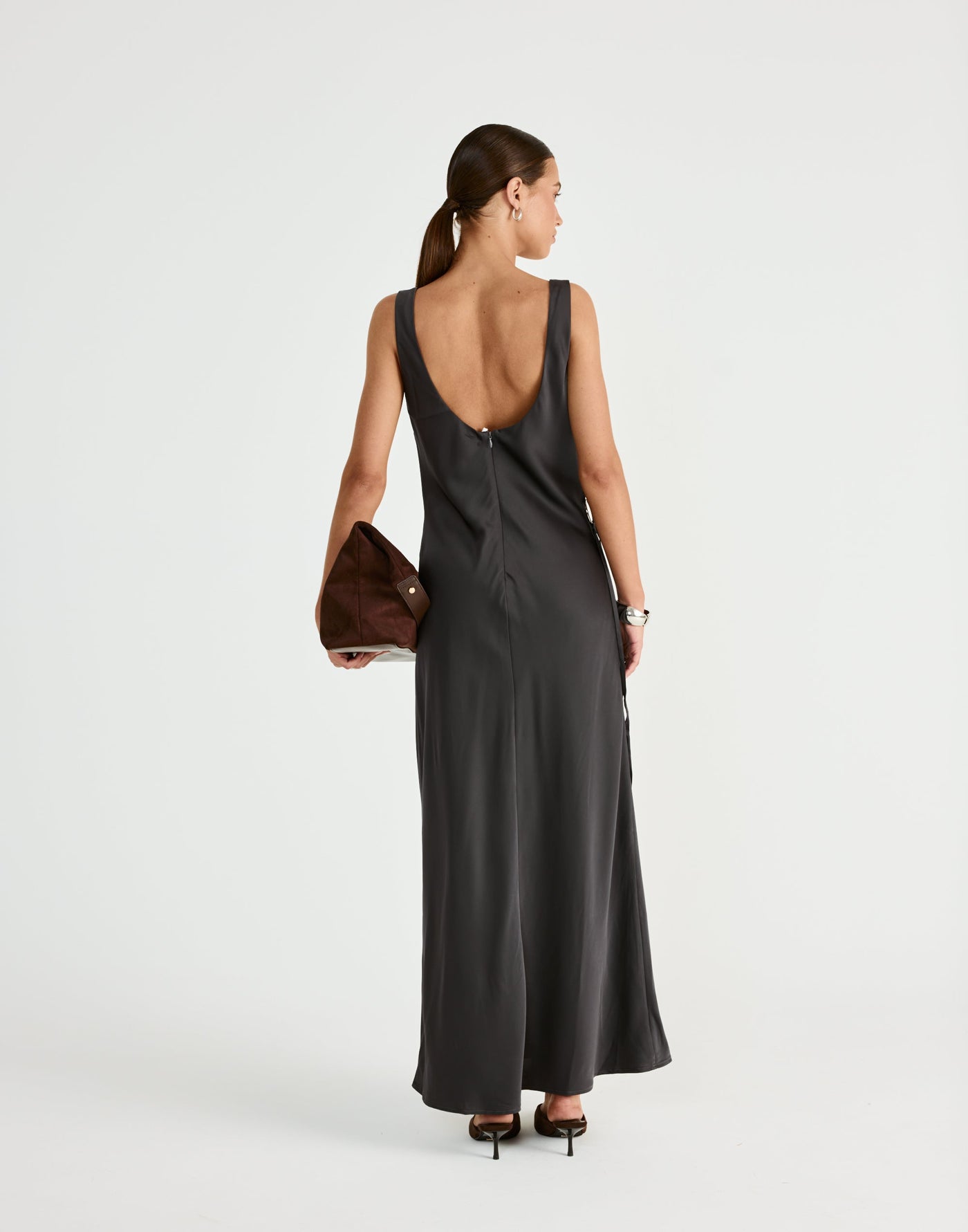  - Women's Dress - Charcoal Clothing