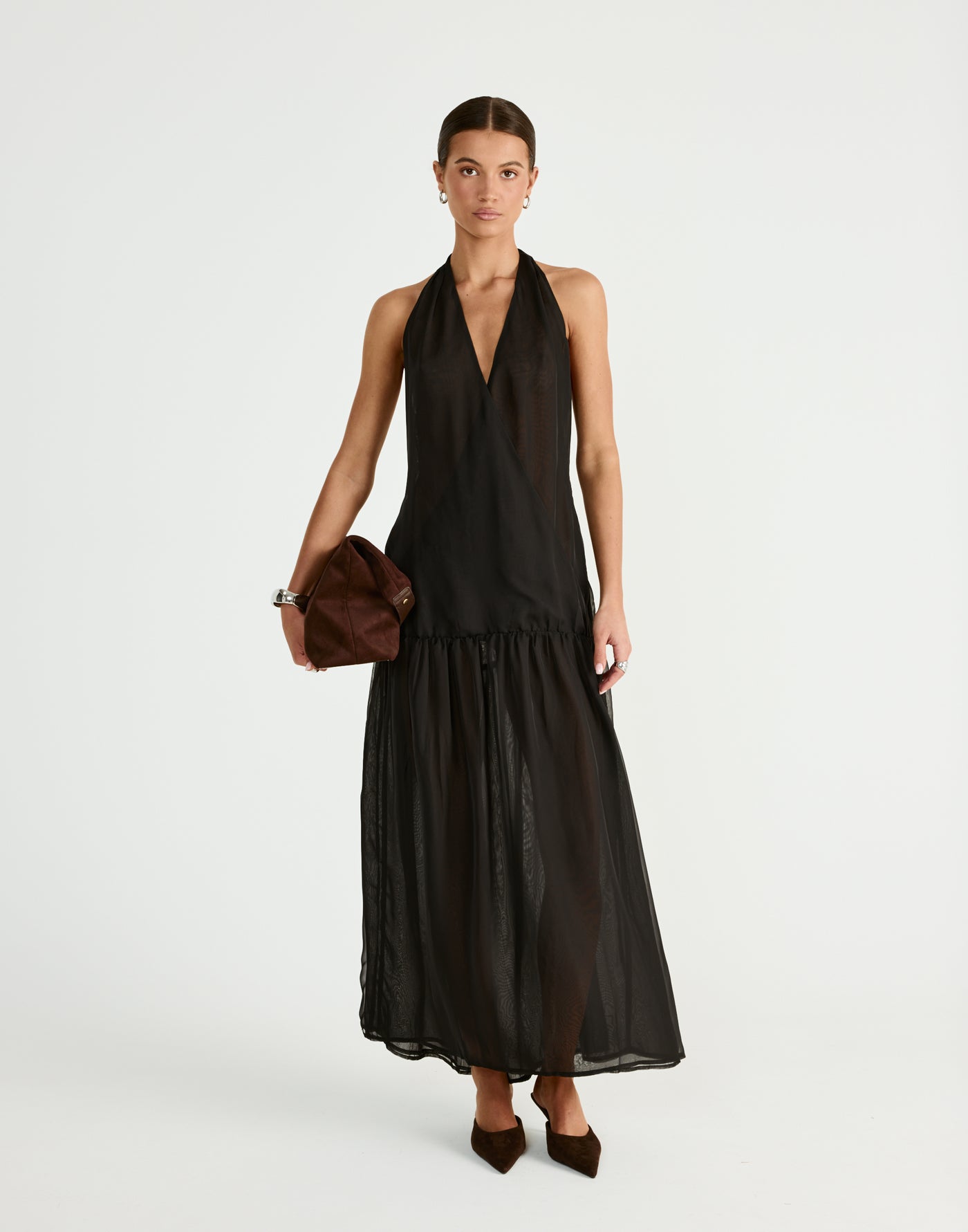  - Women's Dress - Charcoal Clothing