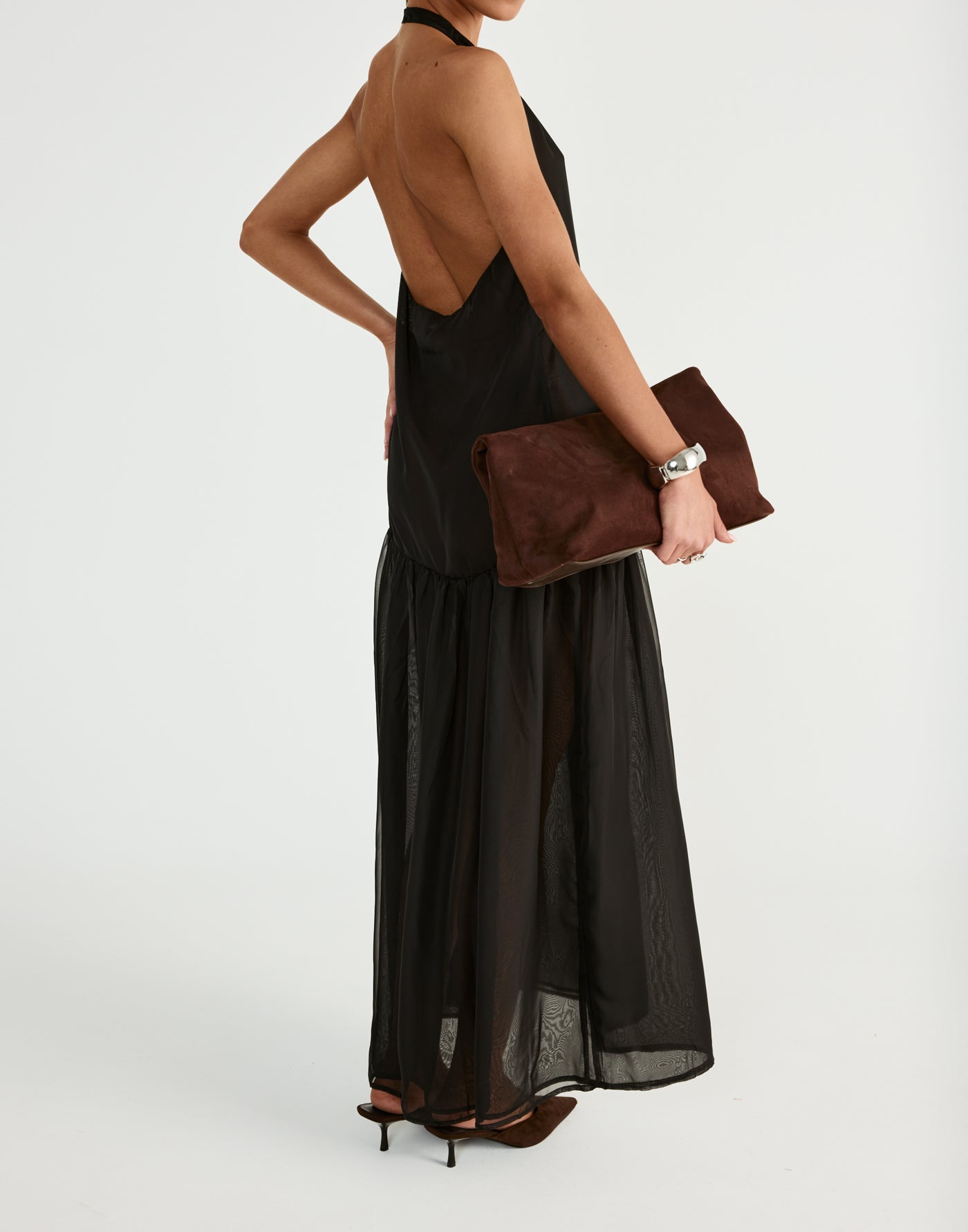  - Women's Dress - Charcoal Clothing