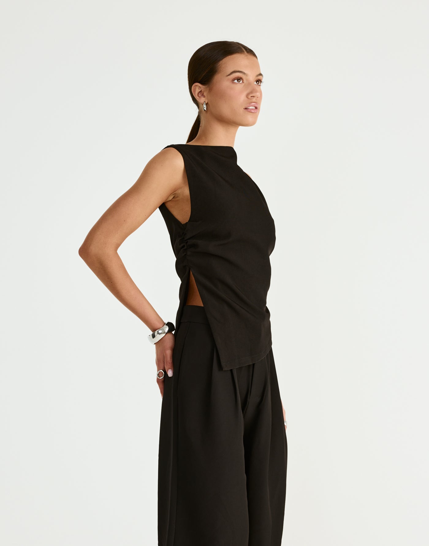  - Women's Top - Charcoal Clothing