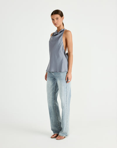  - Women's Top - Charcoal Clothing