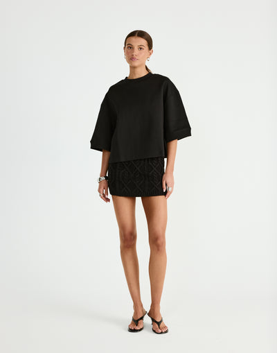  - Women's Skirt - Charcoal Clothing