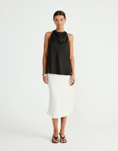  - Women's Skirt - Charcoal Clothing