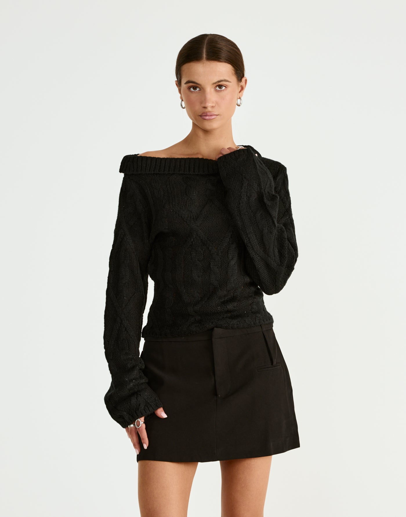  - Women's Skirt - Charcoal Clothing